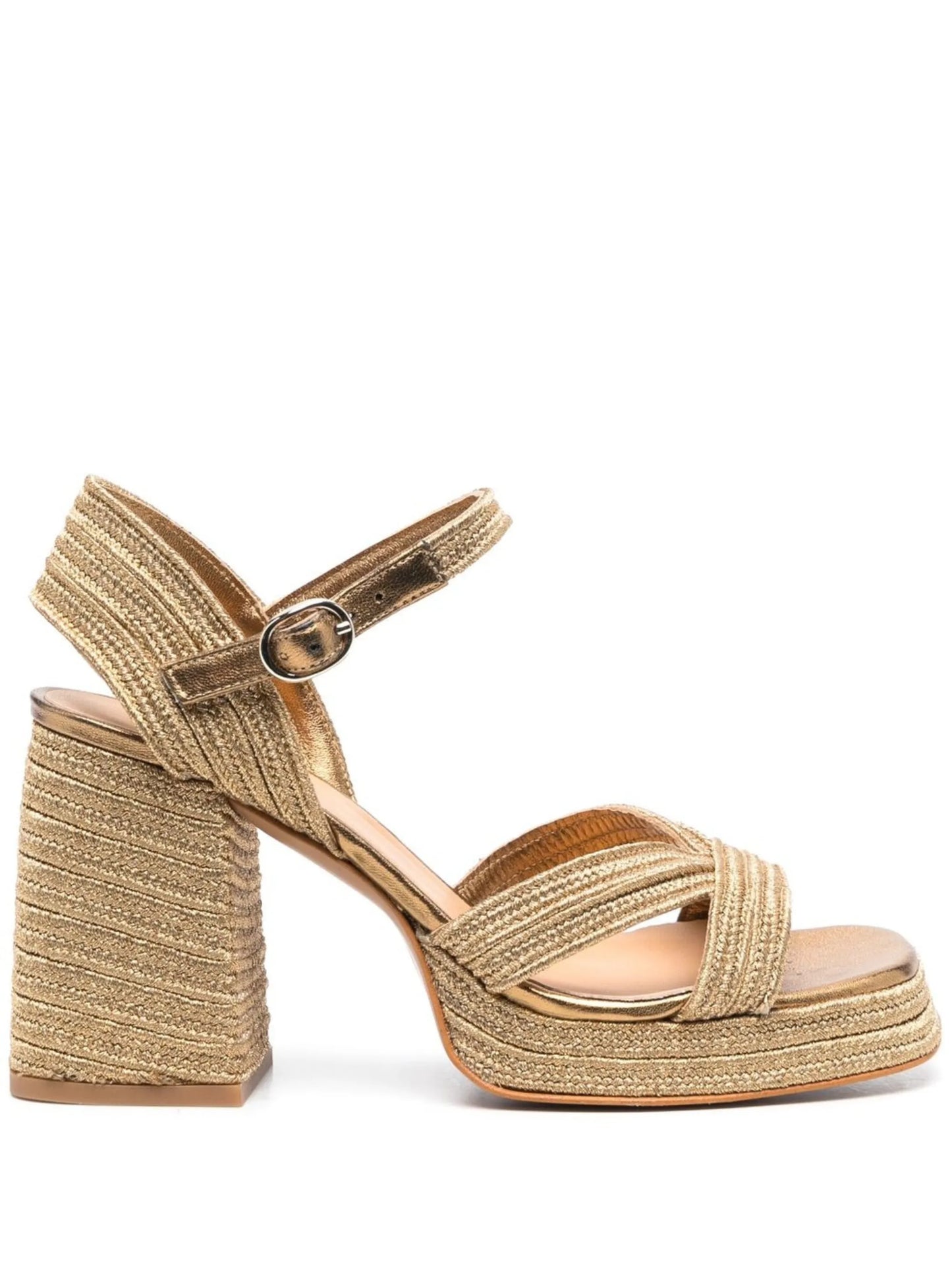 100mm platform sandals