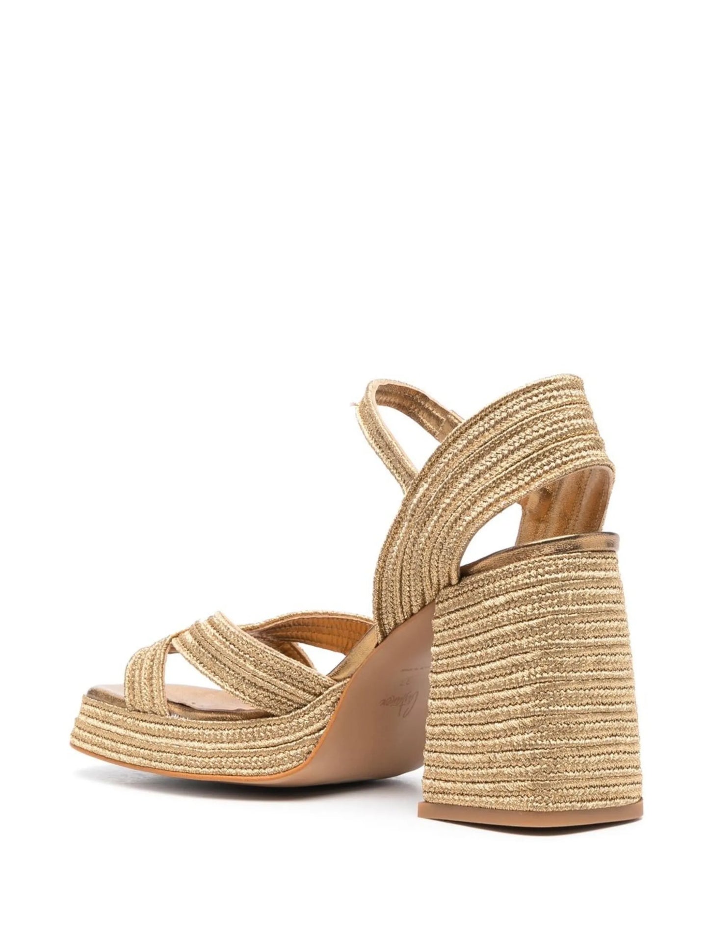 100mm platform sandals