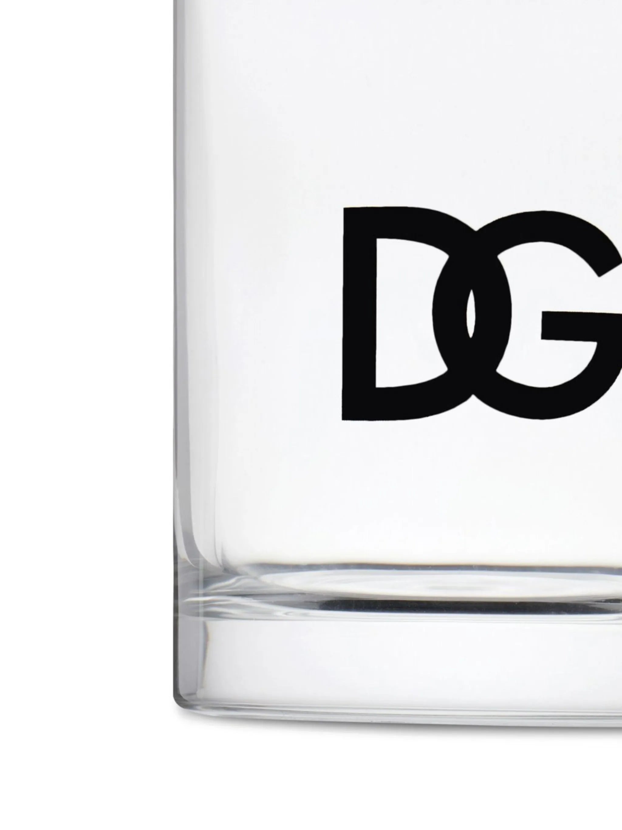 logo-print set of two drinking glasses