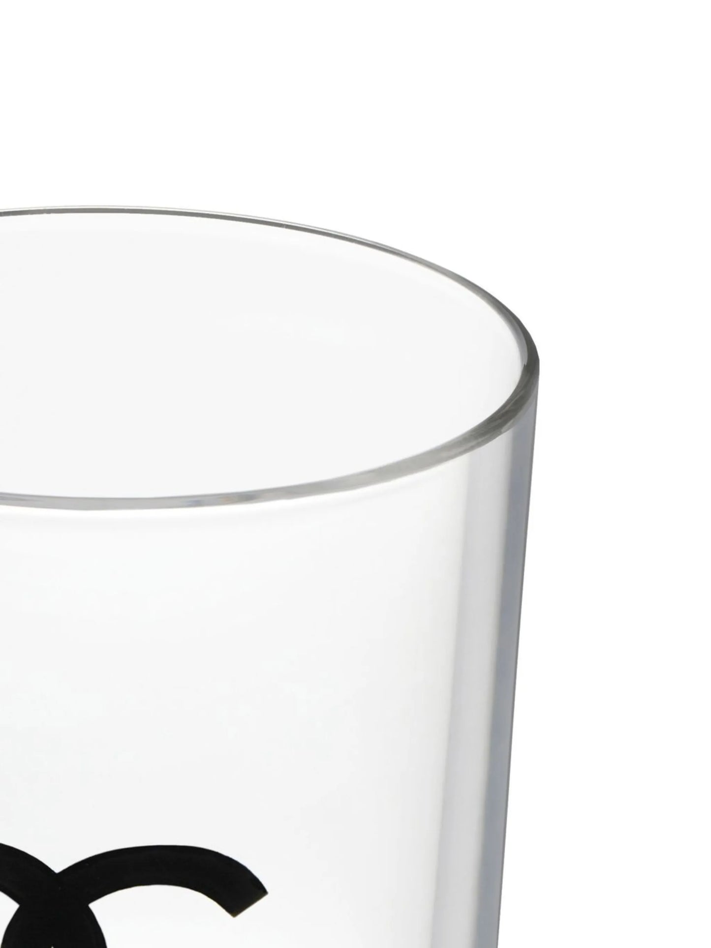 logo-print water glasses