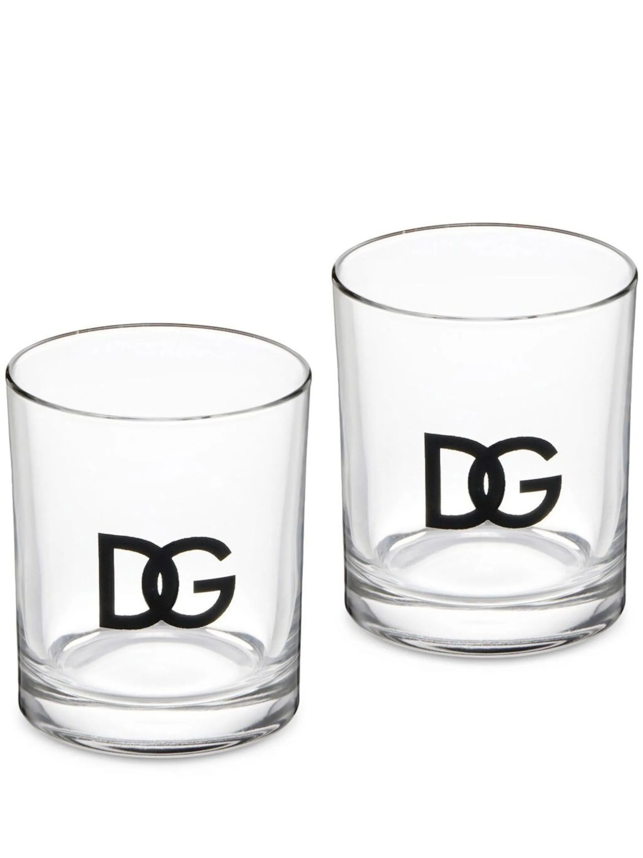 logo-print water glasses