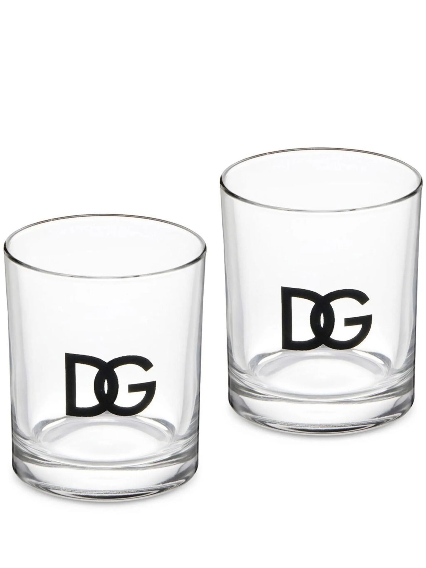 logo-print water glasses