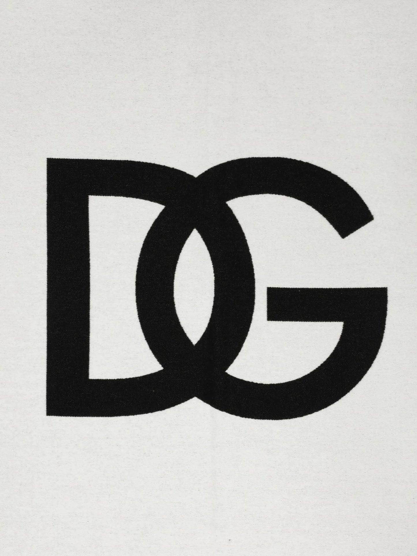 logo-pattern cotton blanket