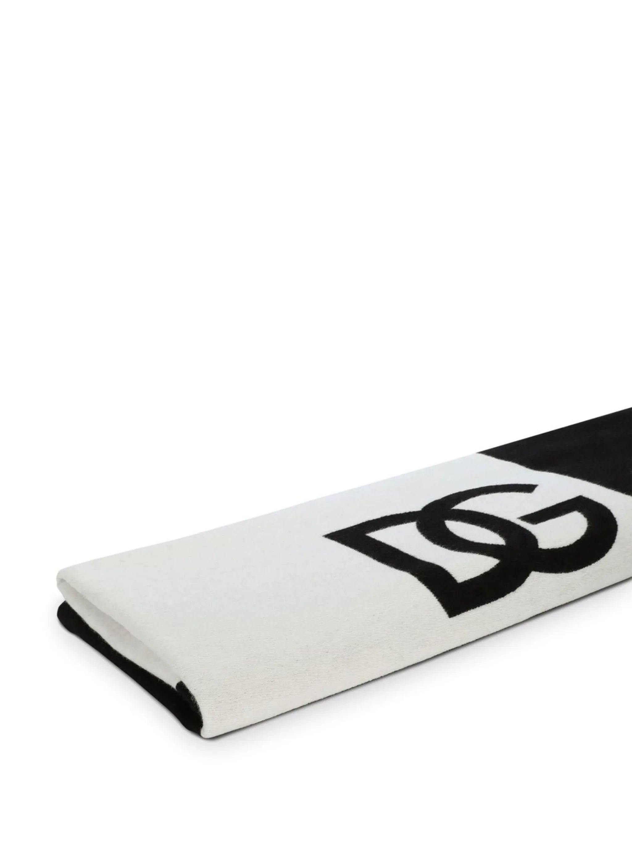 logo-pattern cotton blanket