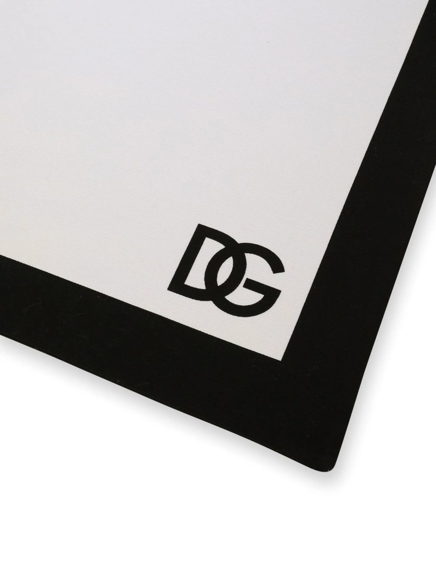 logo-print cotton placemat and napkin set