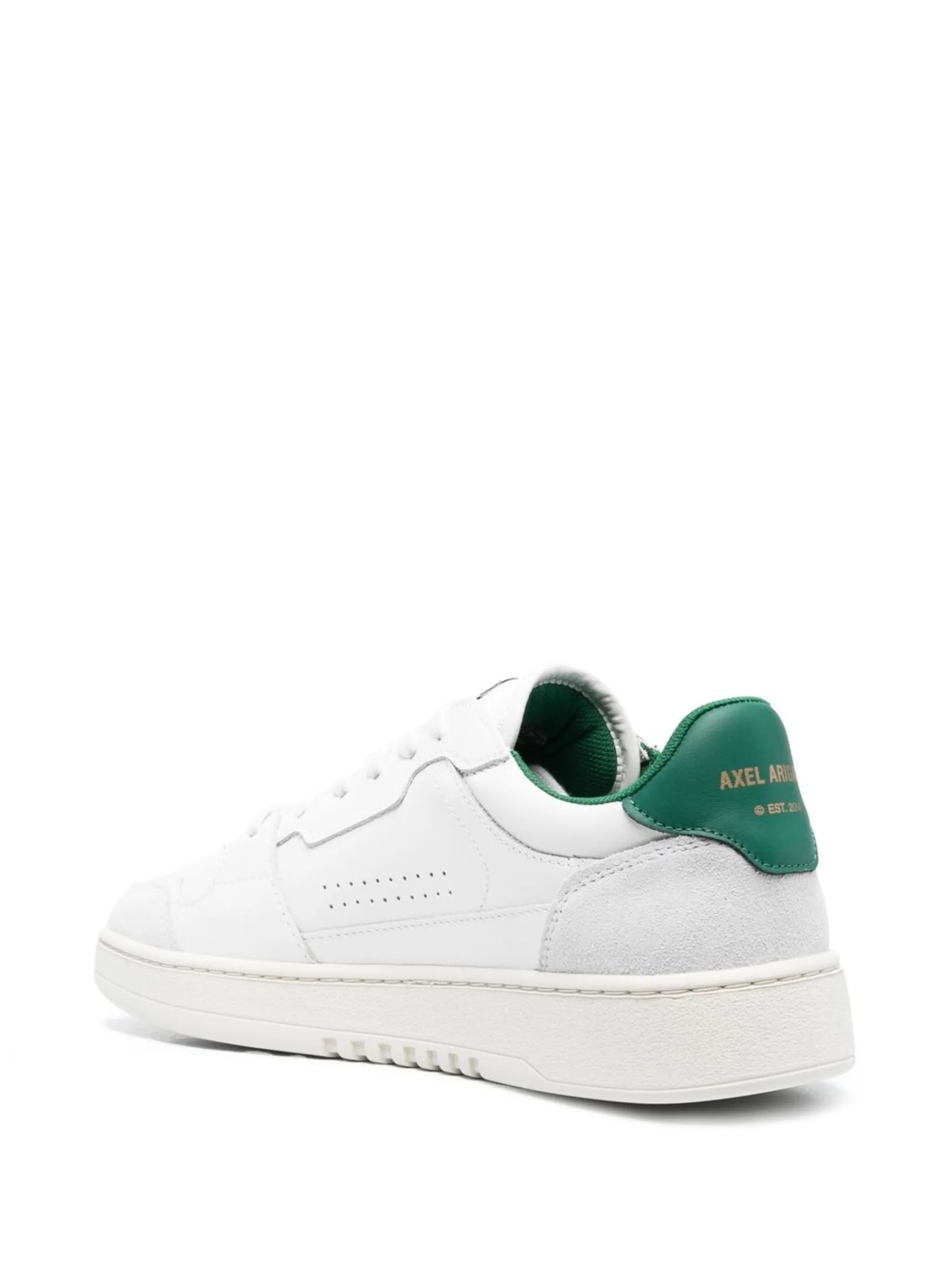 low-top leather sneakers