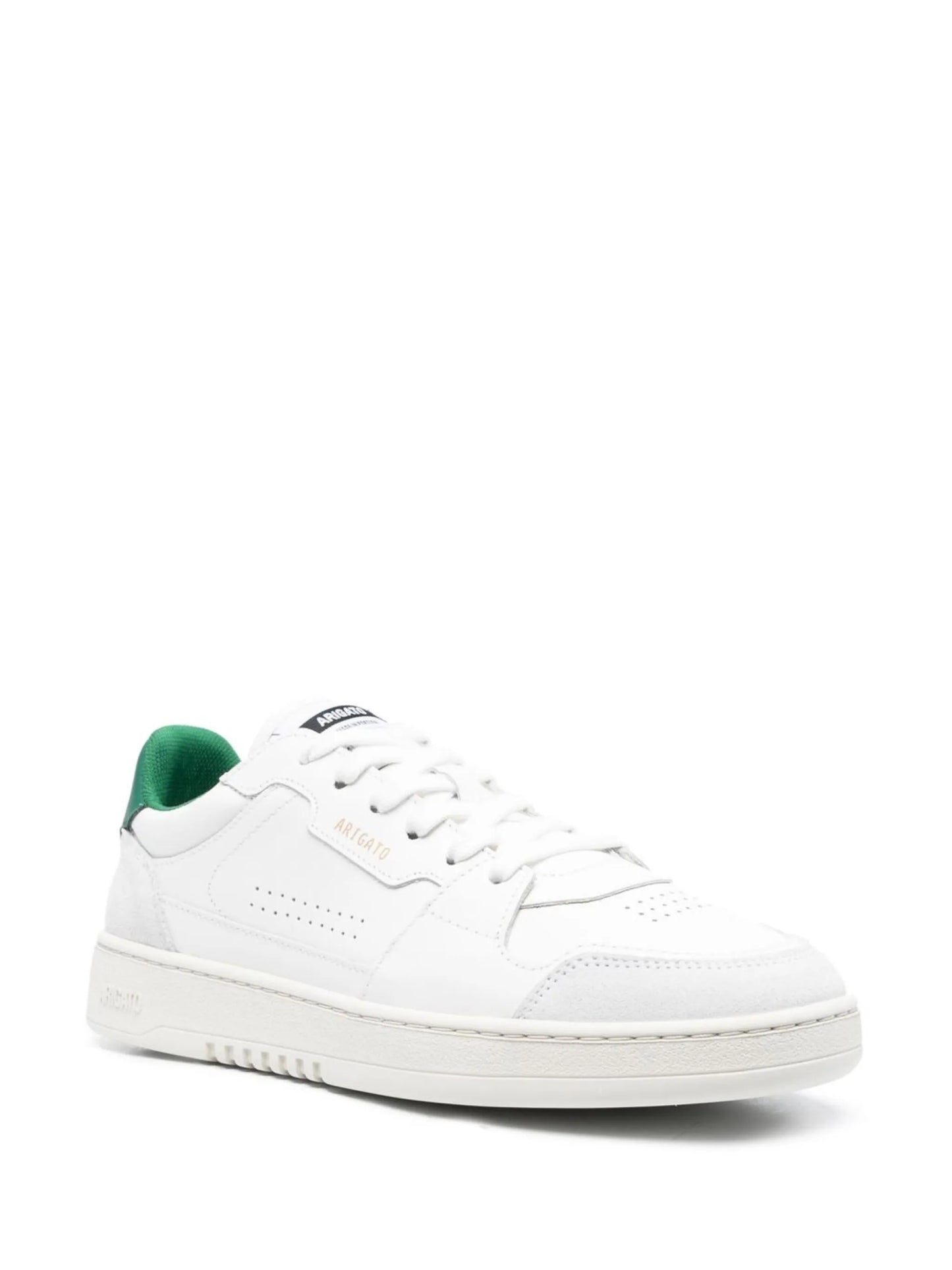 low-top leather sneakers