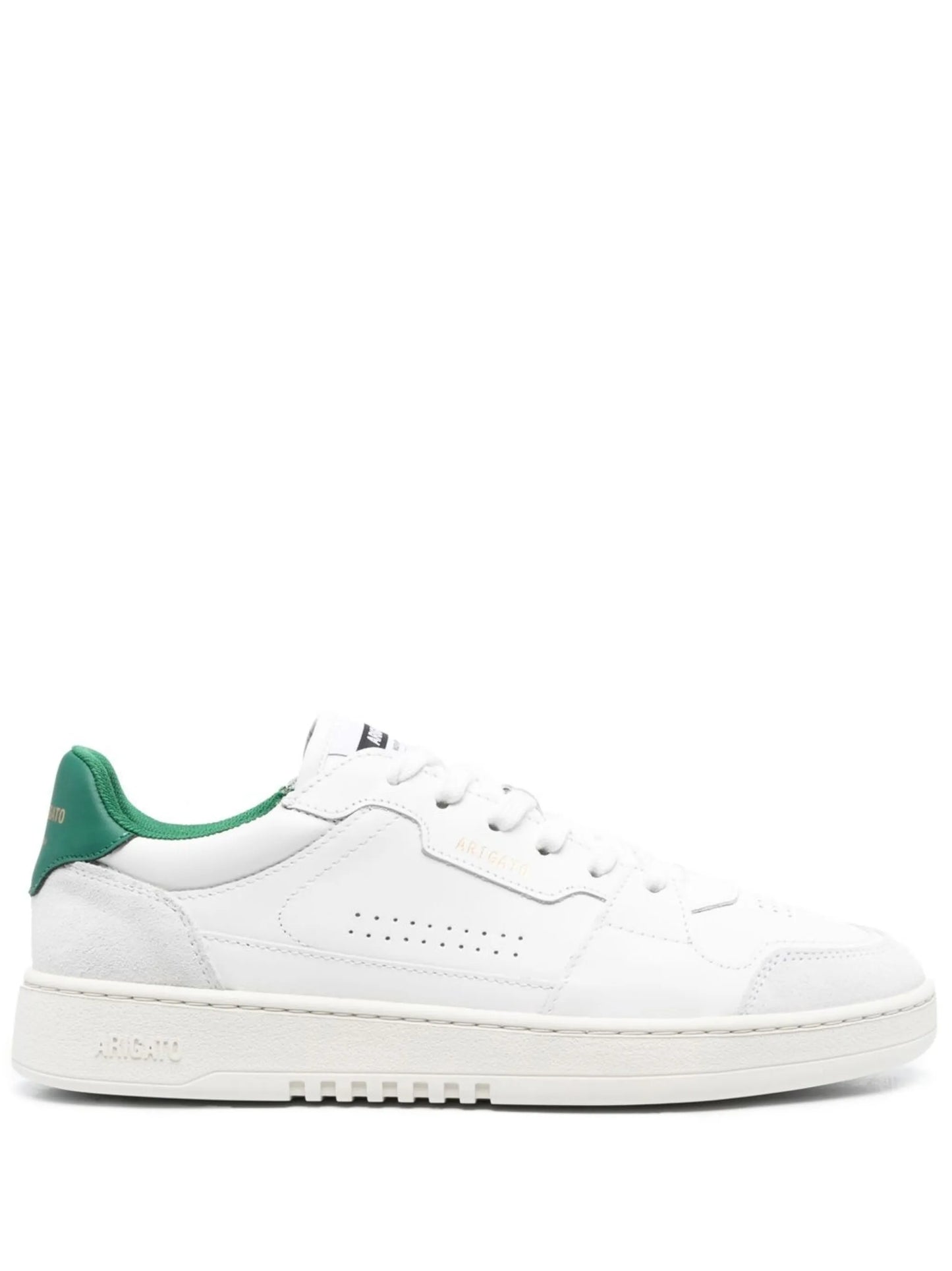 low-top leather sneakers