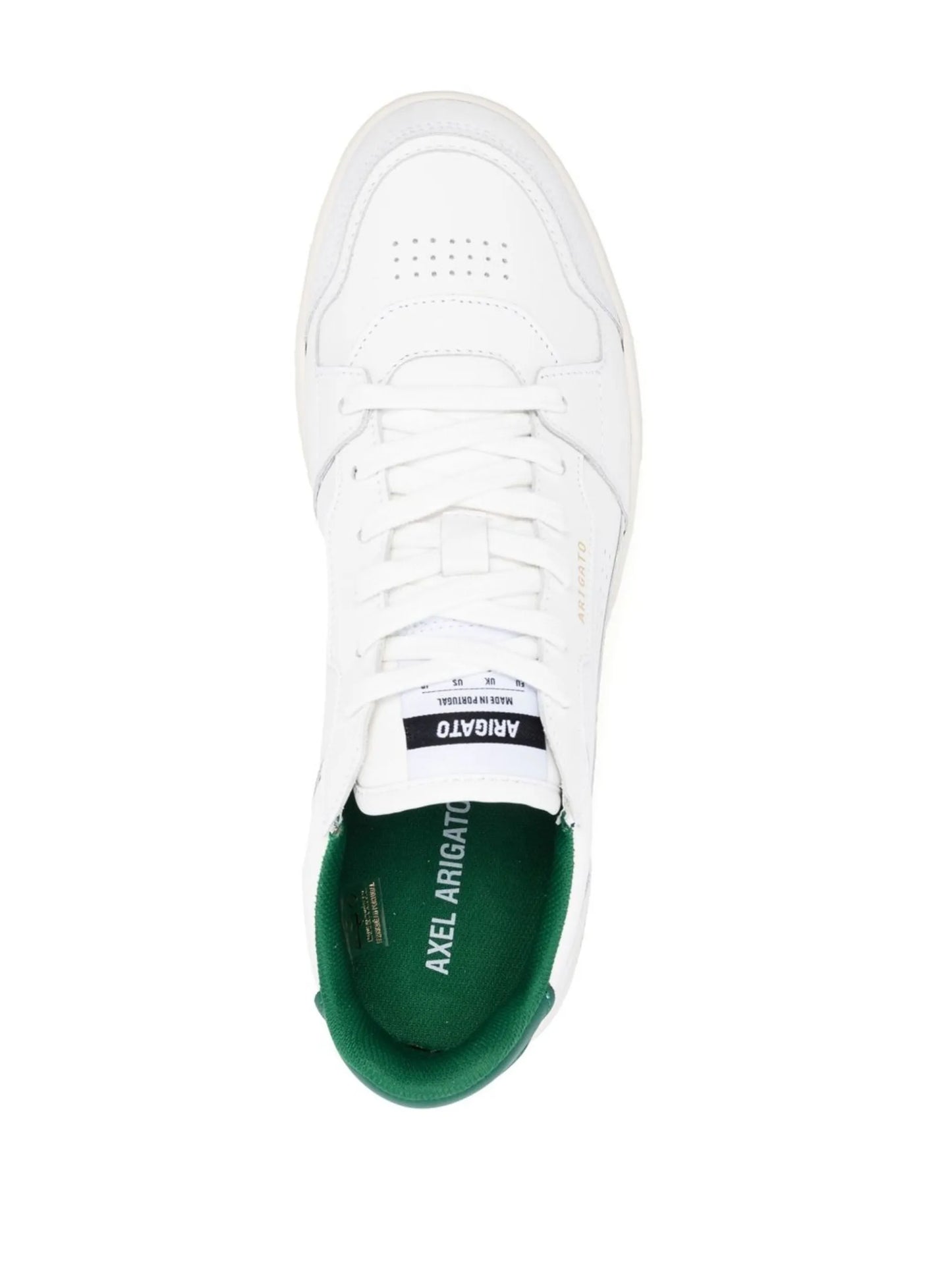 low-top leather sneakers