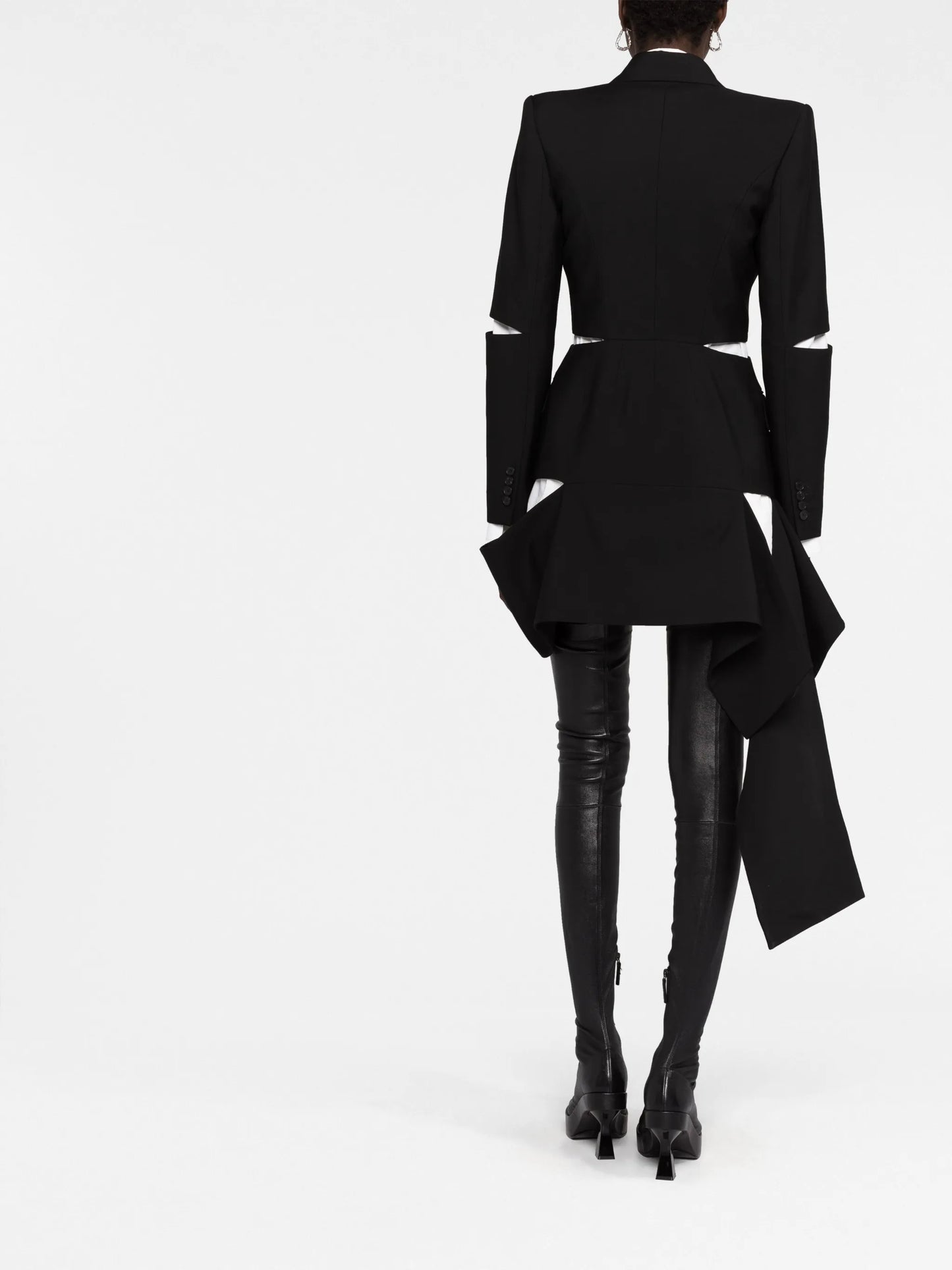 cut-out blazer dress