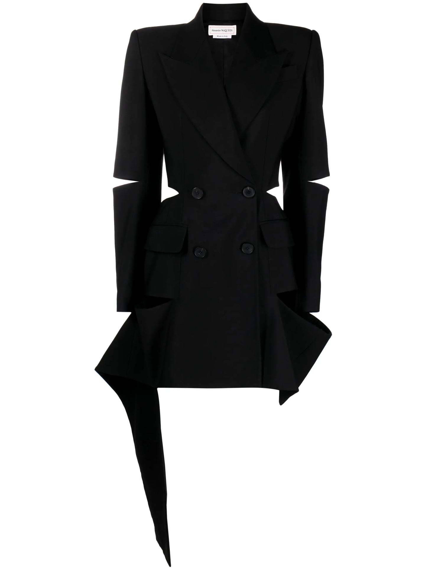 cut-out blazer dress