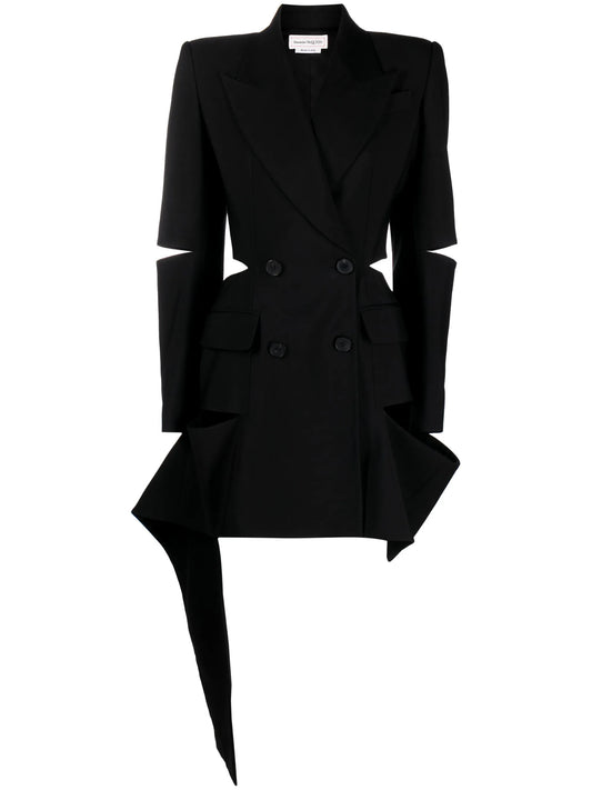 cut-out blazer dress