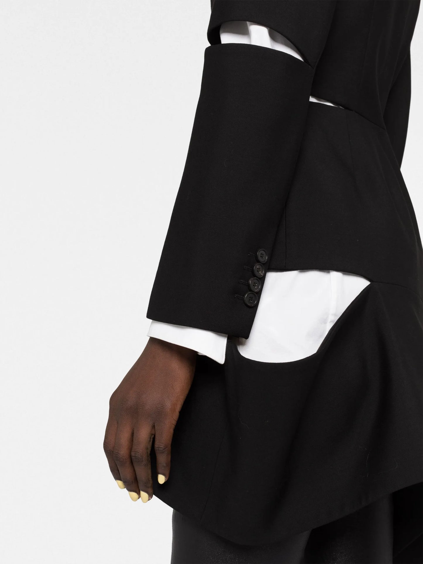 cut-out blazer dress