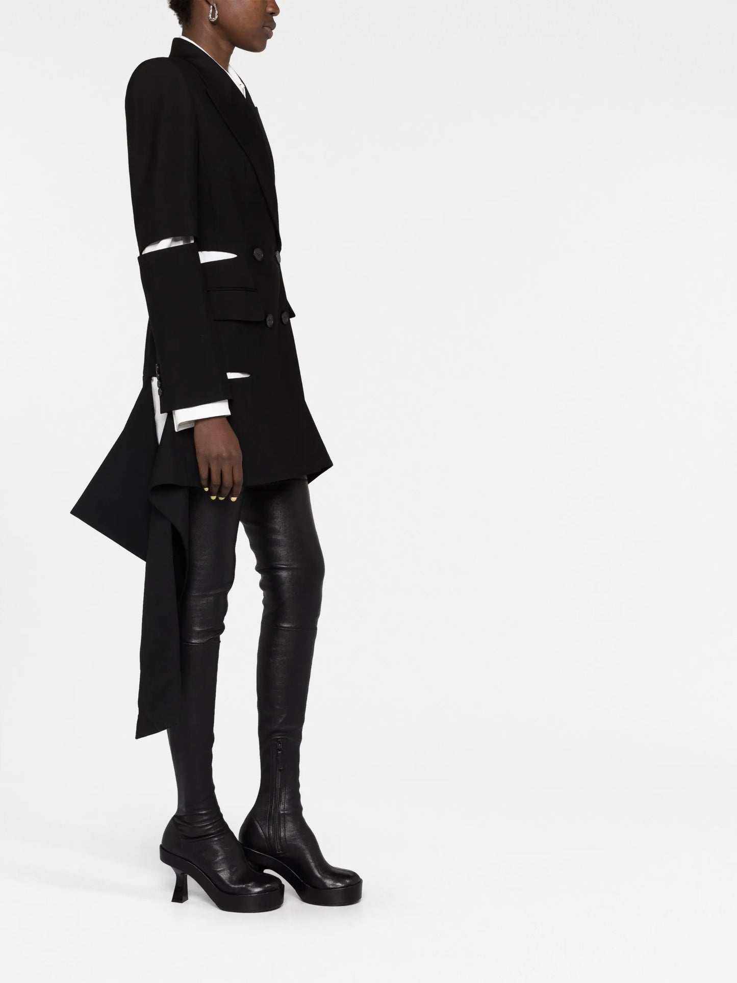 cut-out blazer dress