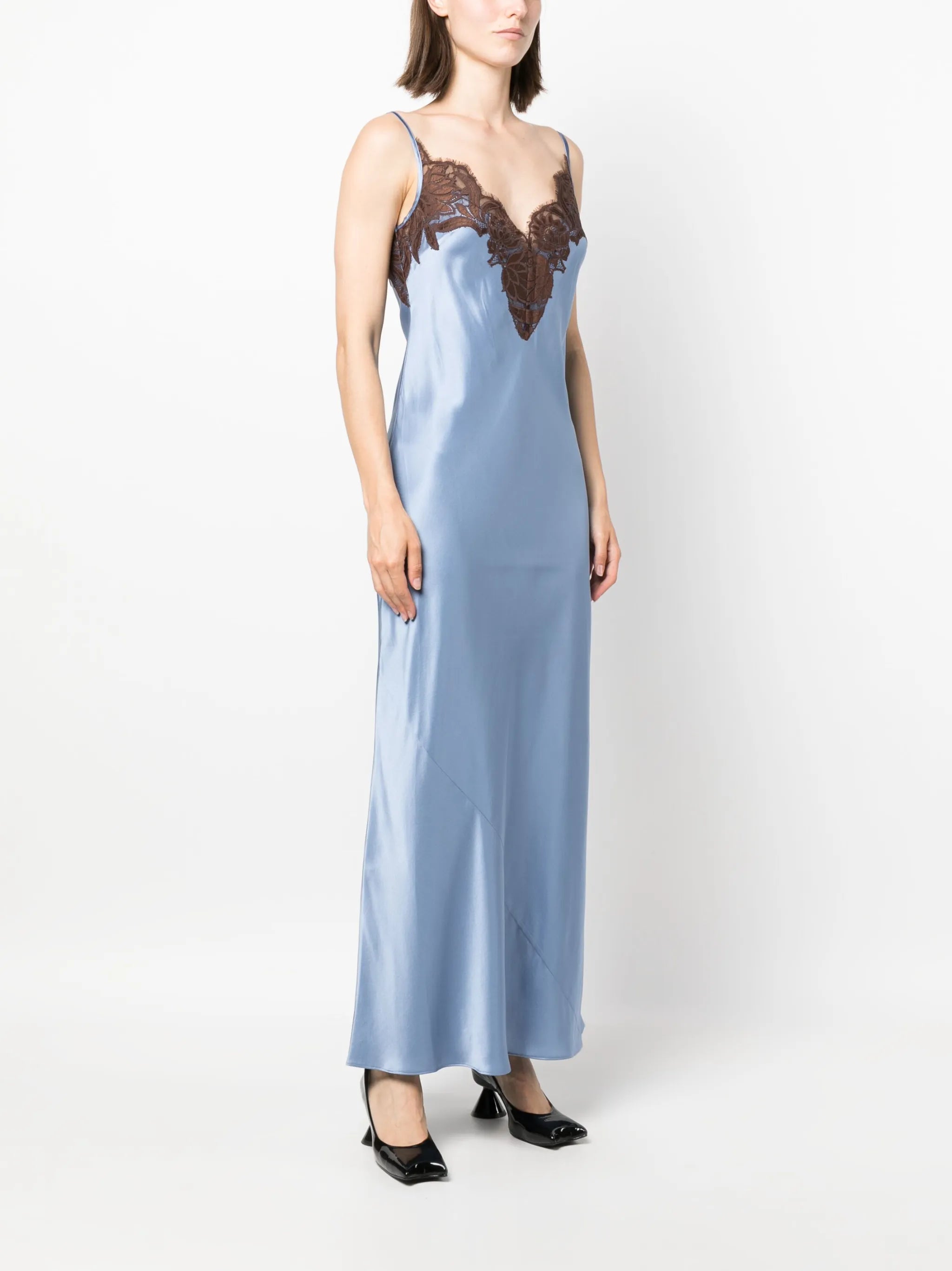 Danseurs silk slip dress