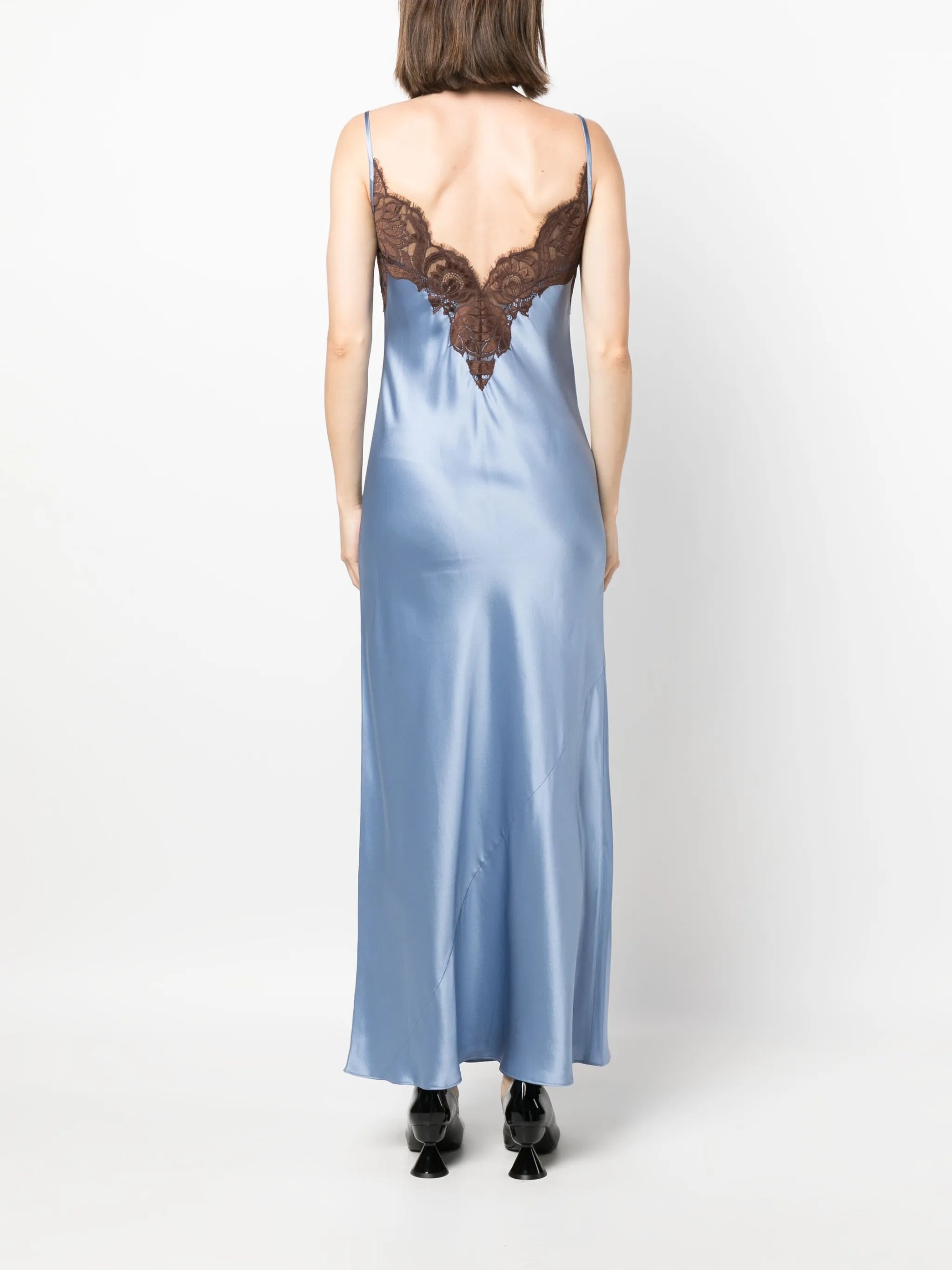 Danseurs silk slip dress