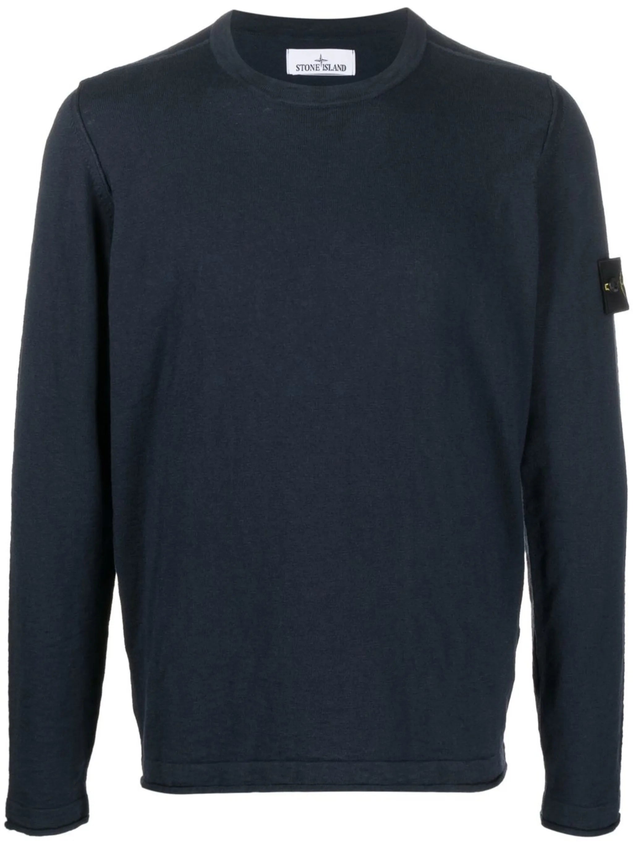 logo-patch sleeve jumper
