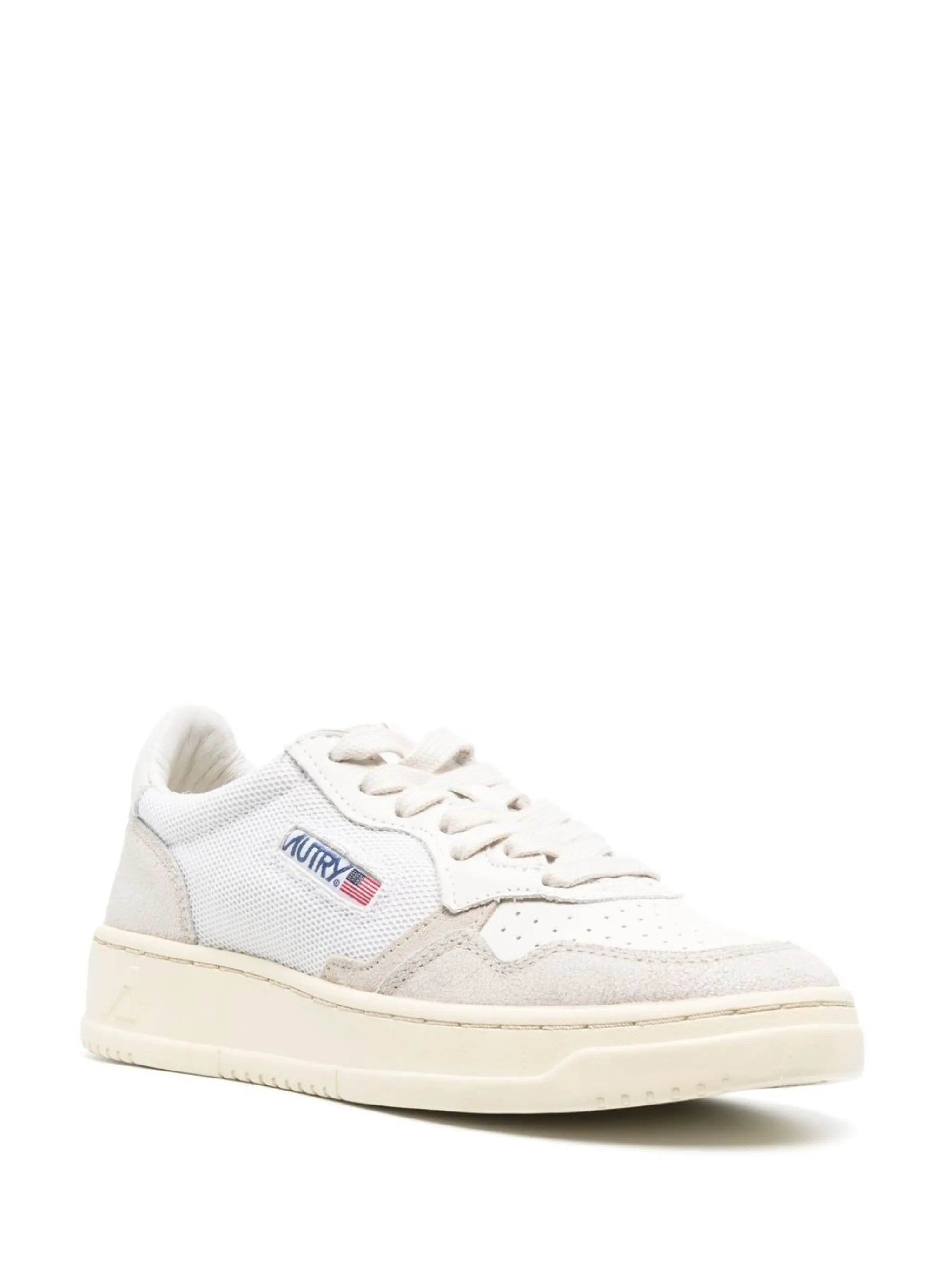 perforated low-top sneakers