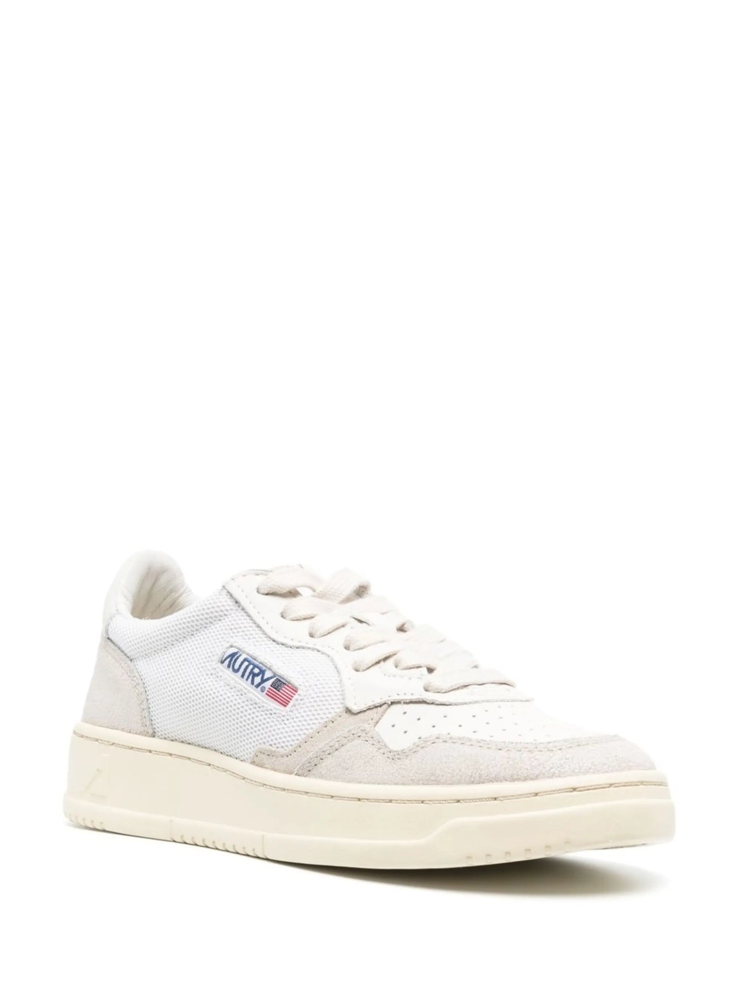 perforated low-top sneakers