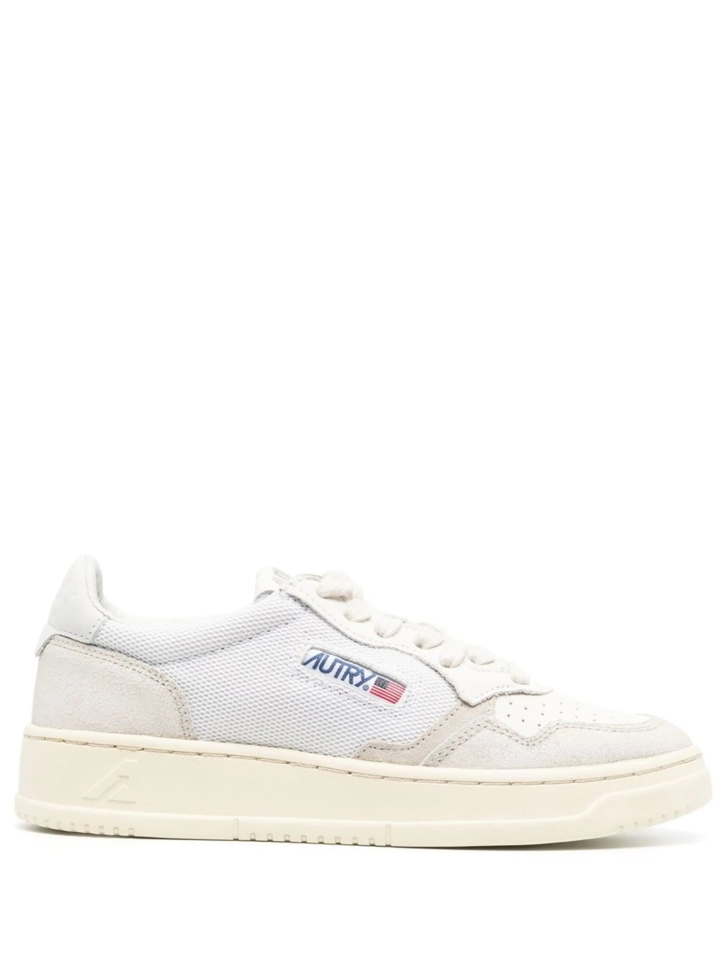perforated low-top sneakers