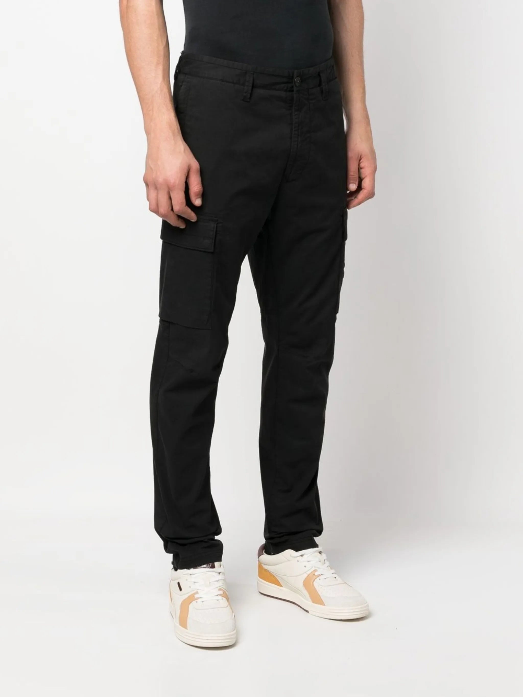 logo-patch cargo pants