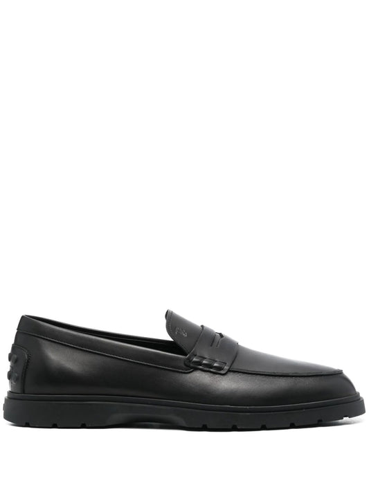 leather Penny loafers