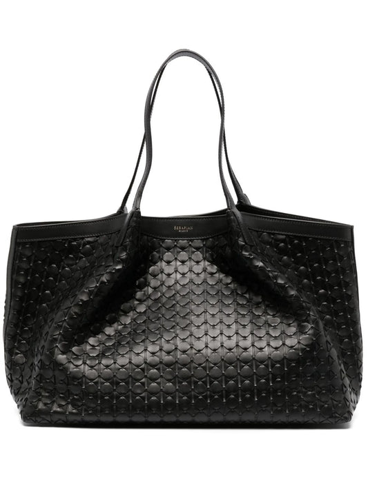 textured shoulder bag