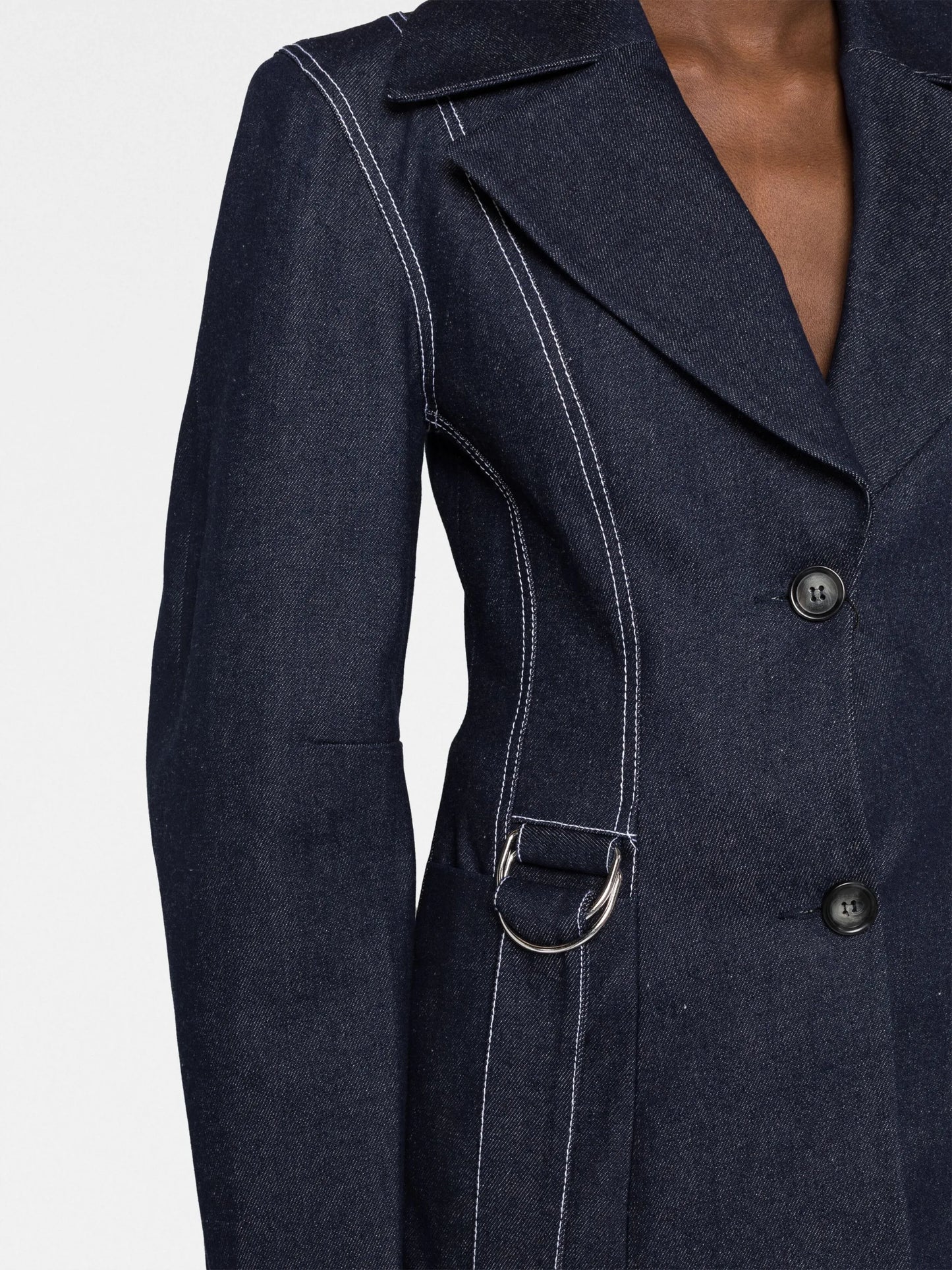 D-ring denim jacket