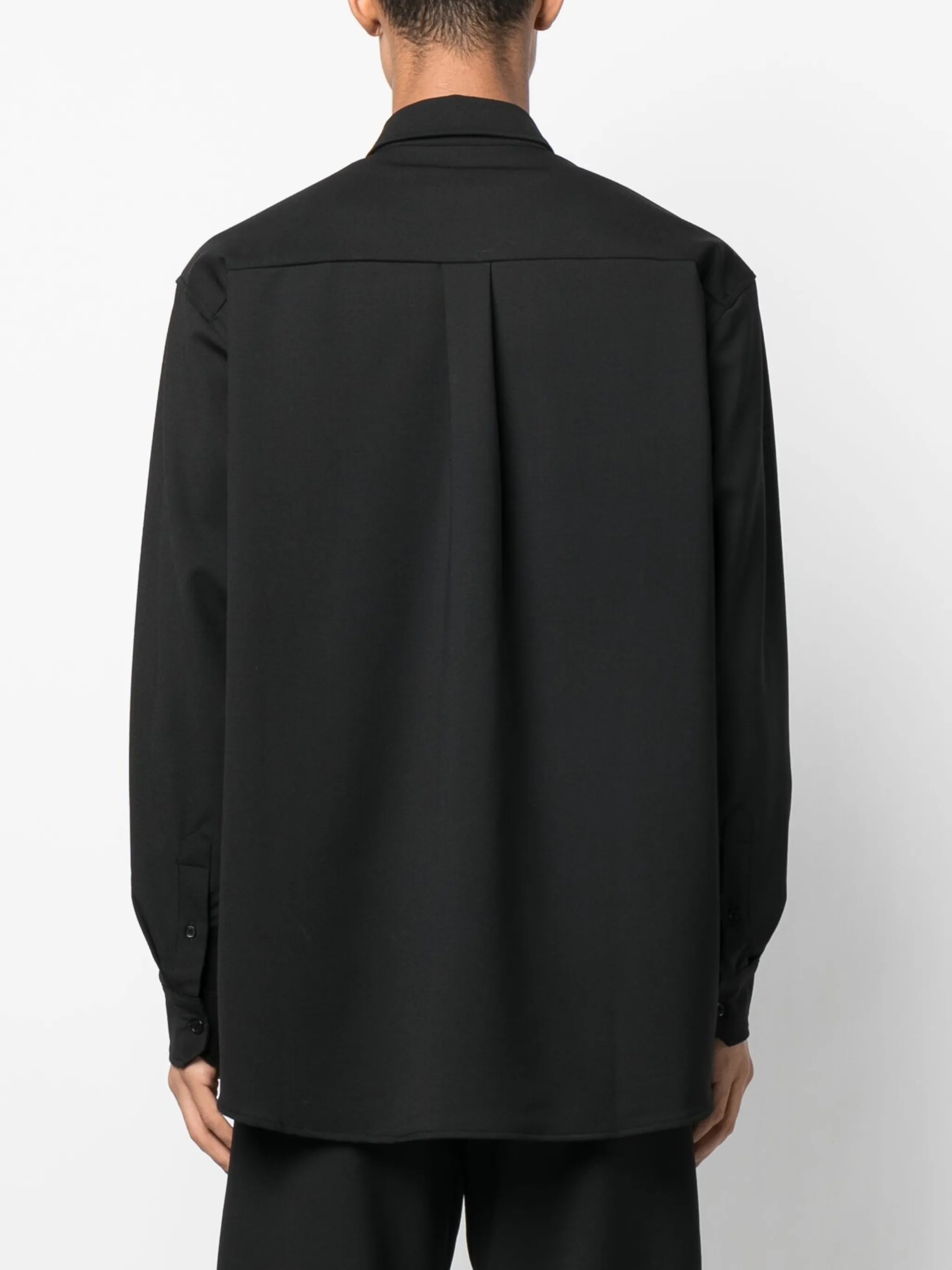 Damon contrast-stitch shirt