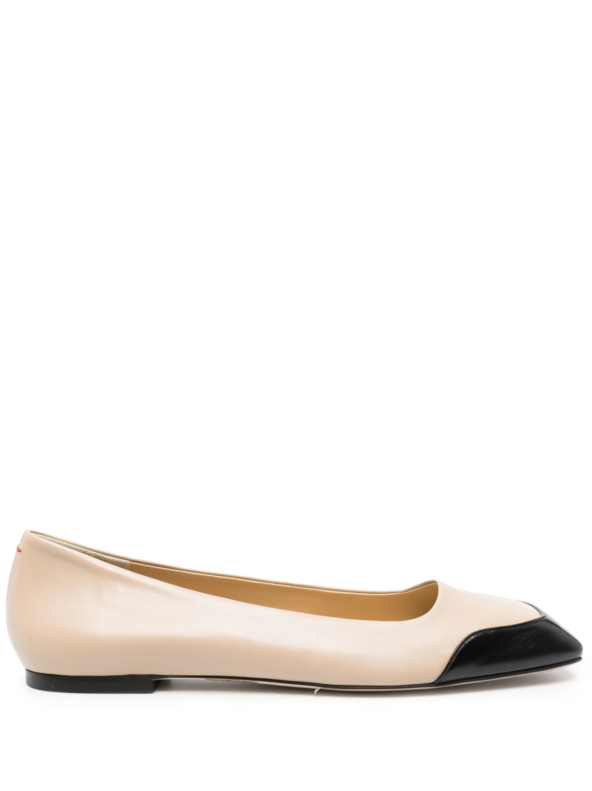 Iris square-toe ballerina shoes