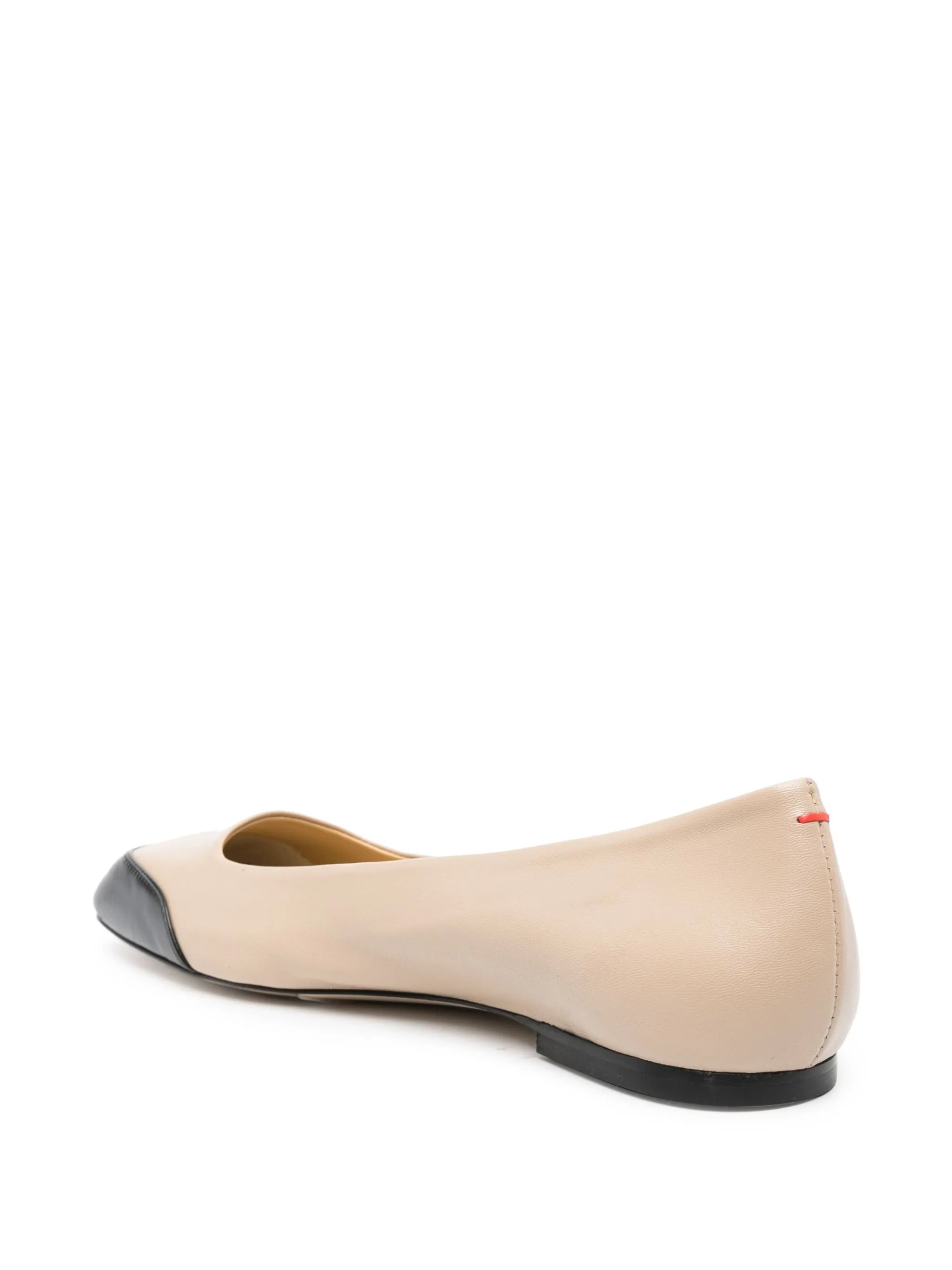 Iris square-toe ballerina shoes