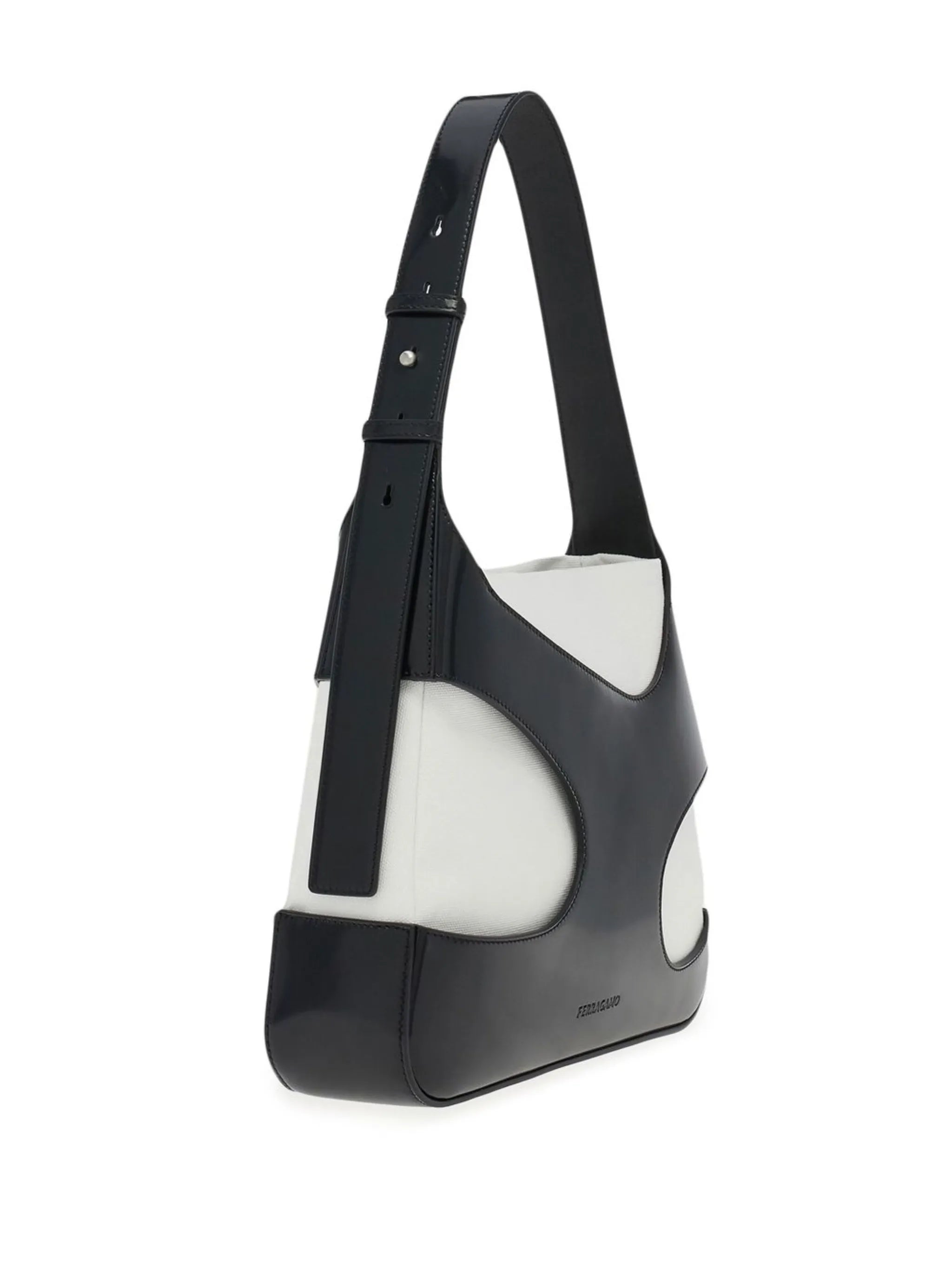 cut out-detail shoulder bag