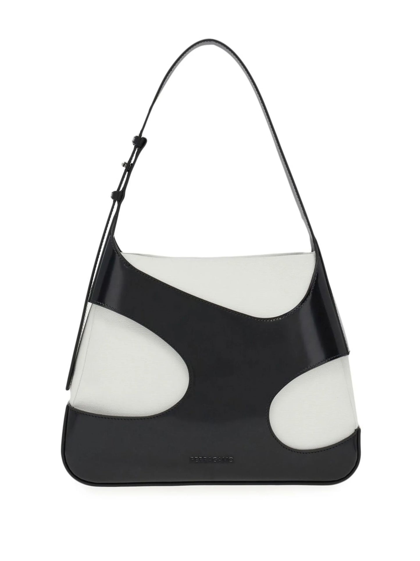 cut out-detail shoulder bag