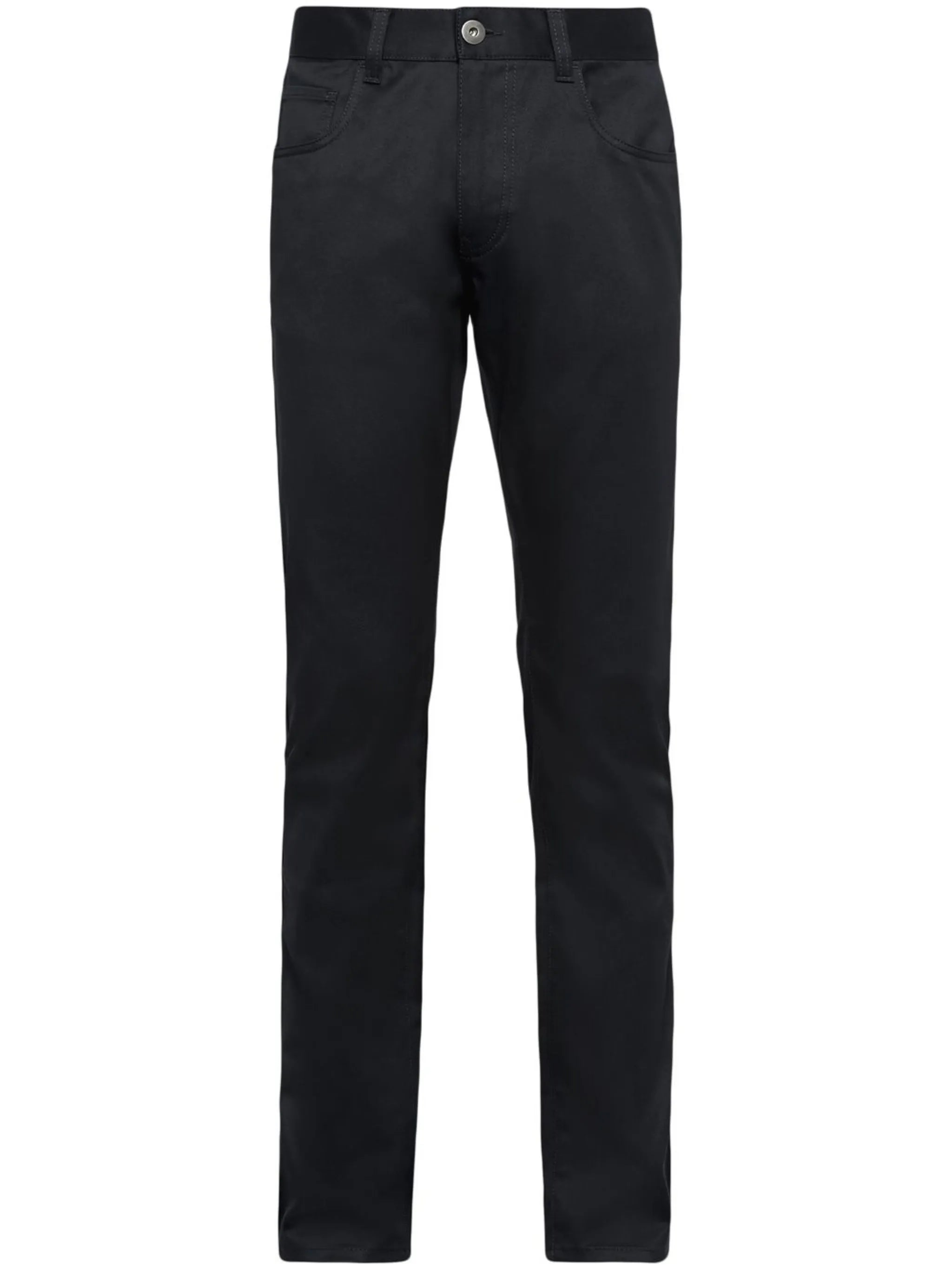 mid-rise tapered jeans