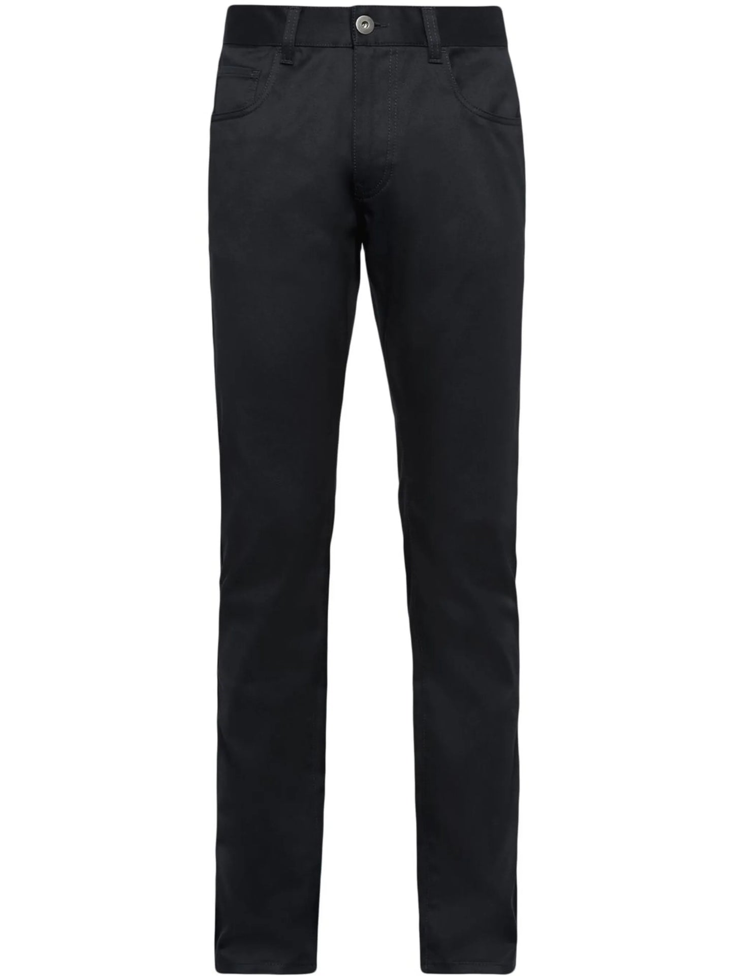 mid-rise tapered jeans