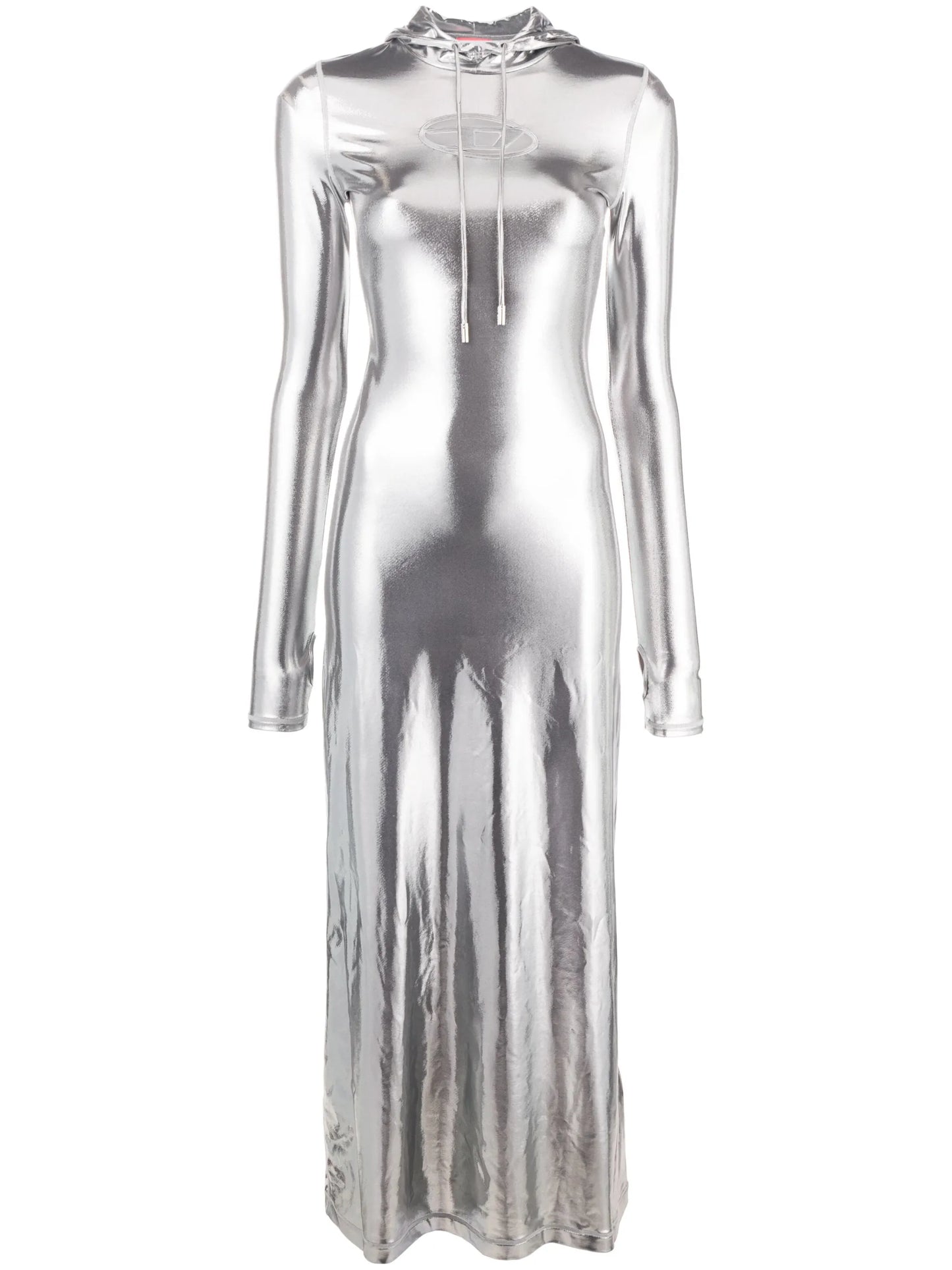 D-Mathilde L1 metallic-effect maxi dress