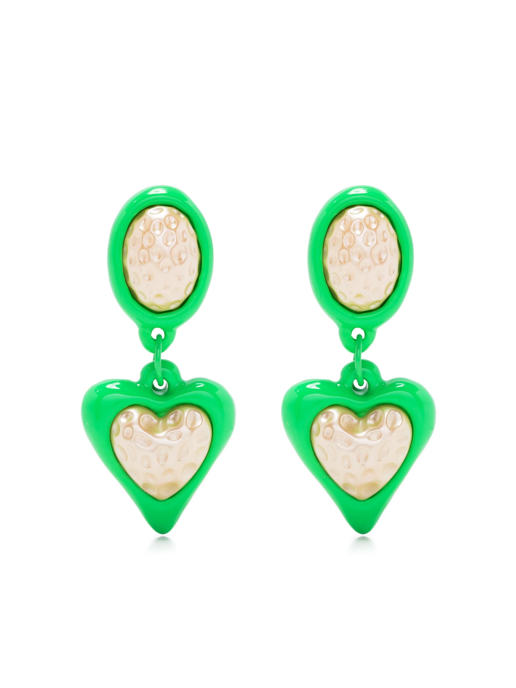 Daisy Jones heart drop earrings