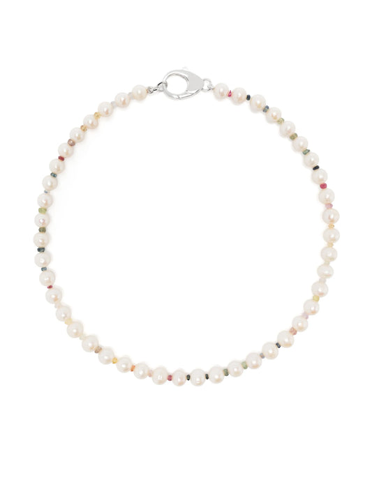 beaded pearl necklace