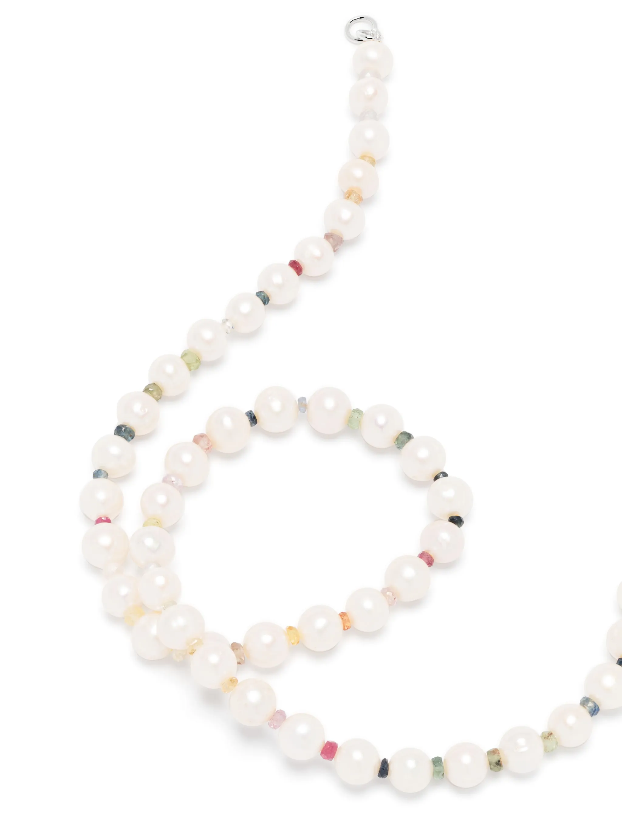 beaded pearl necklace