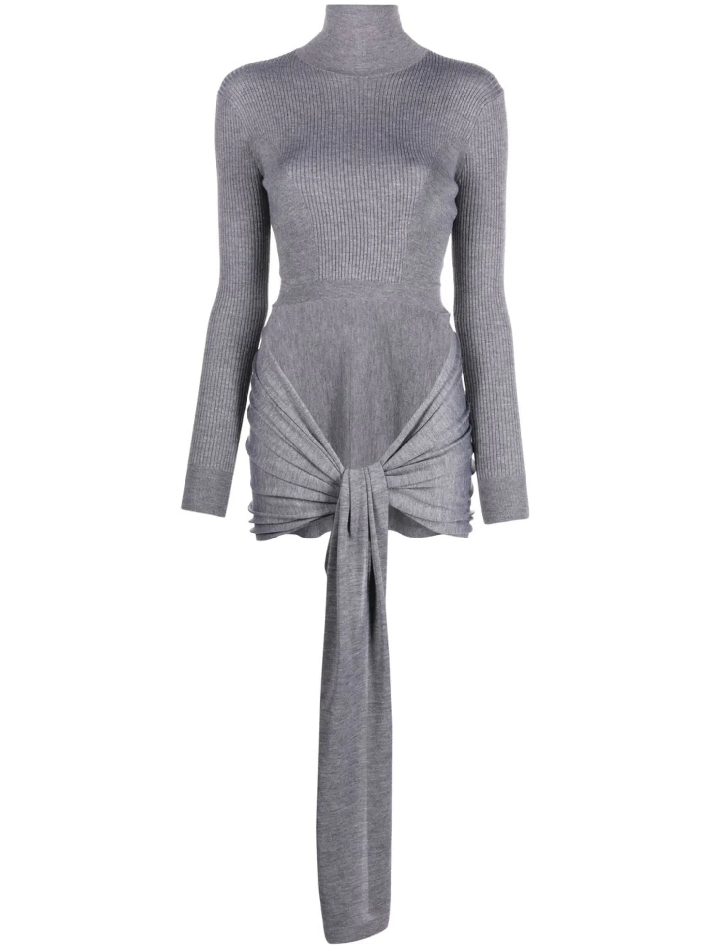 cut-out roll neck top