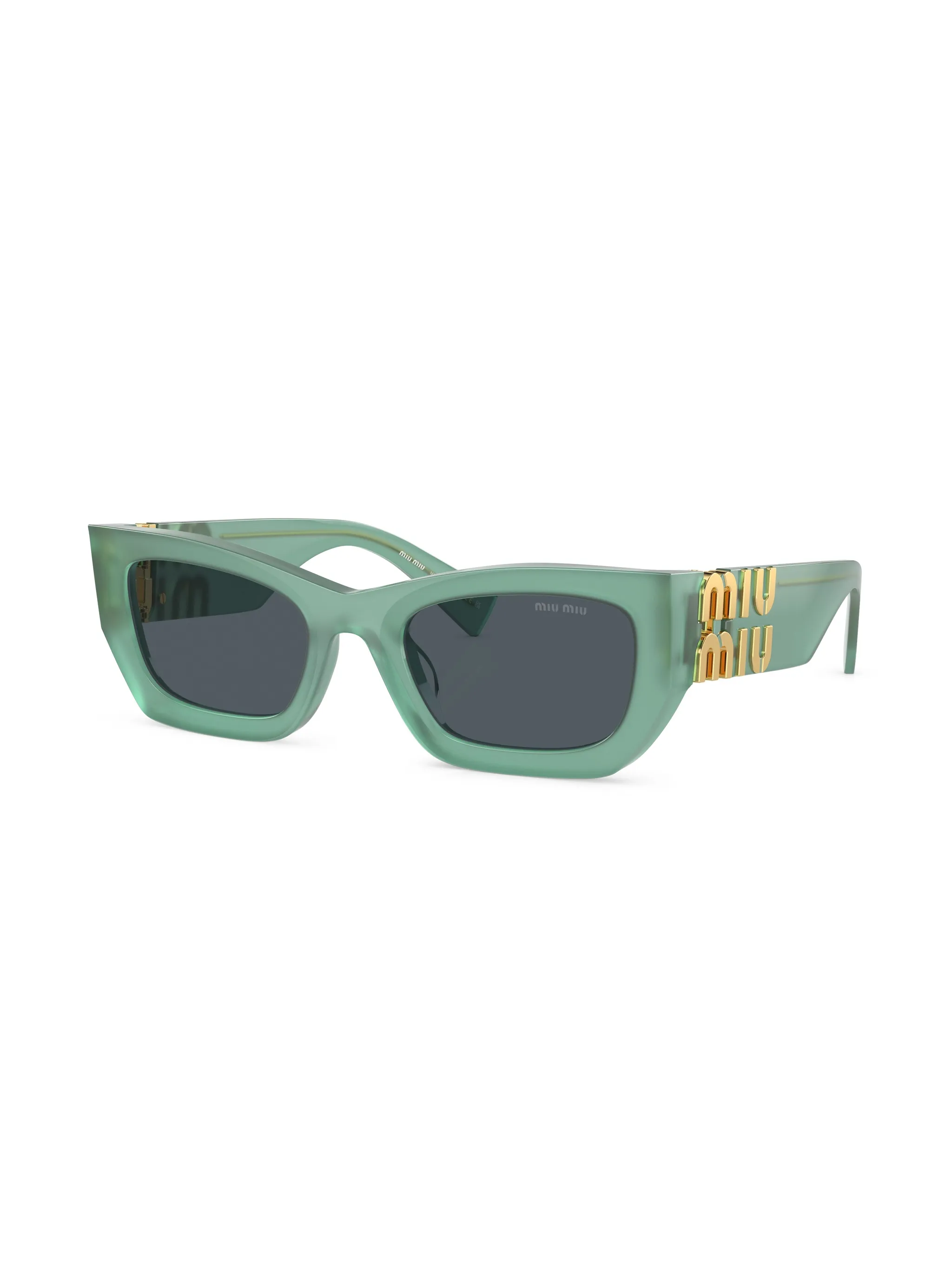 logo-plaque rectangle-frame sunglasses