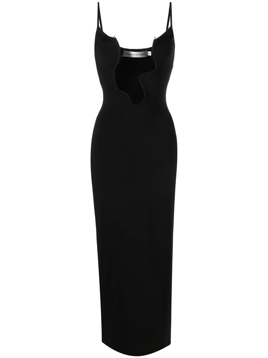 Salacia plunge maxi dress