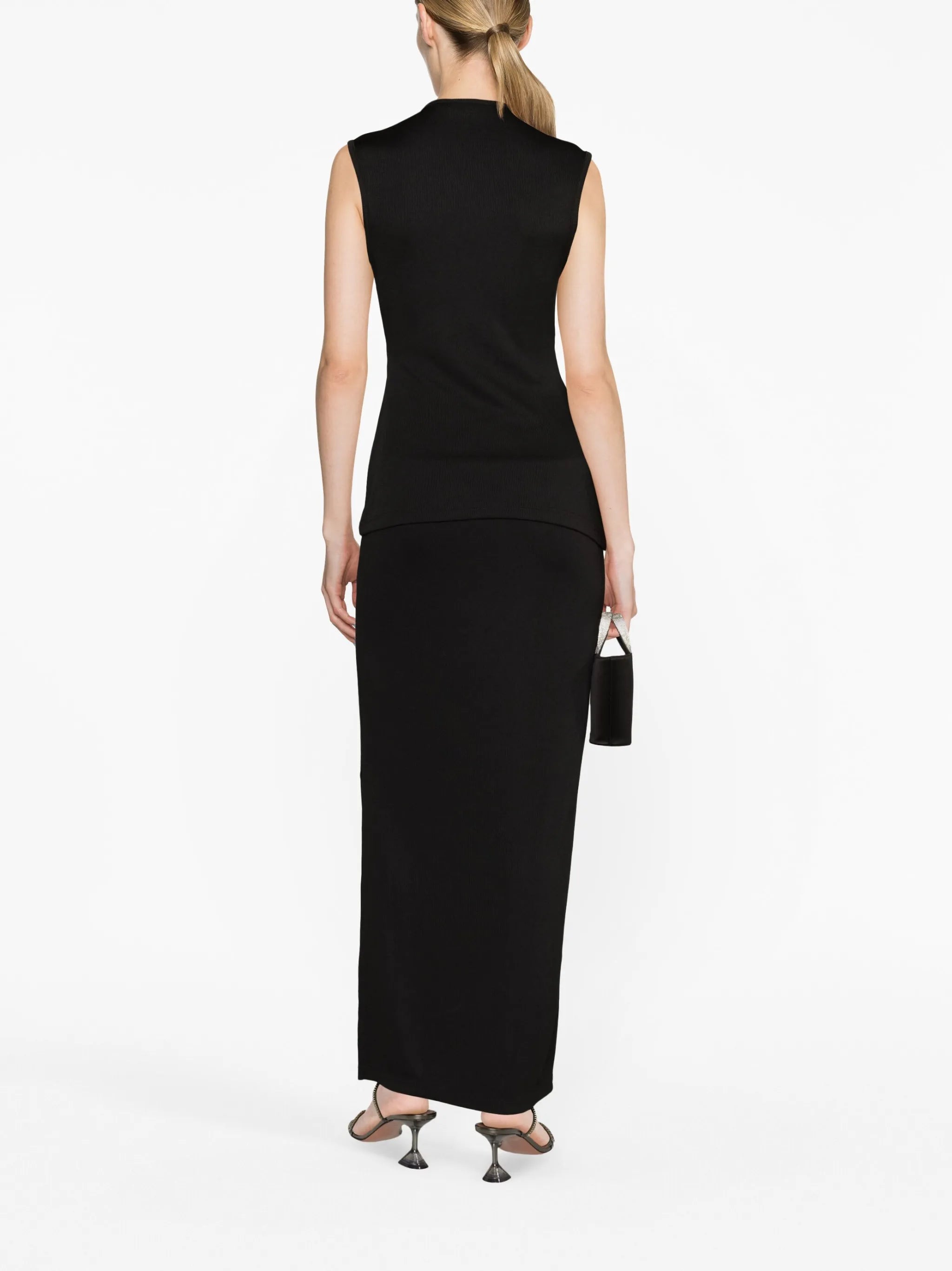cut-out column dress