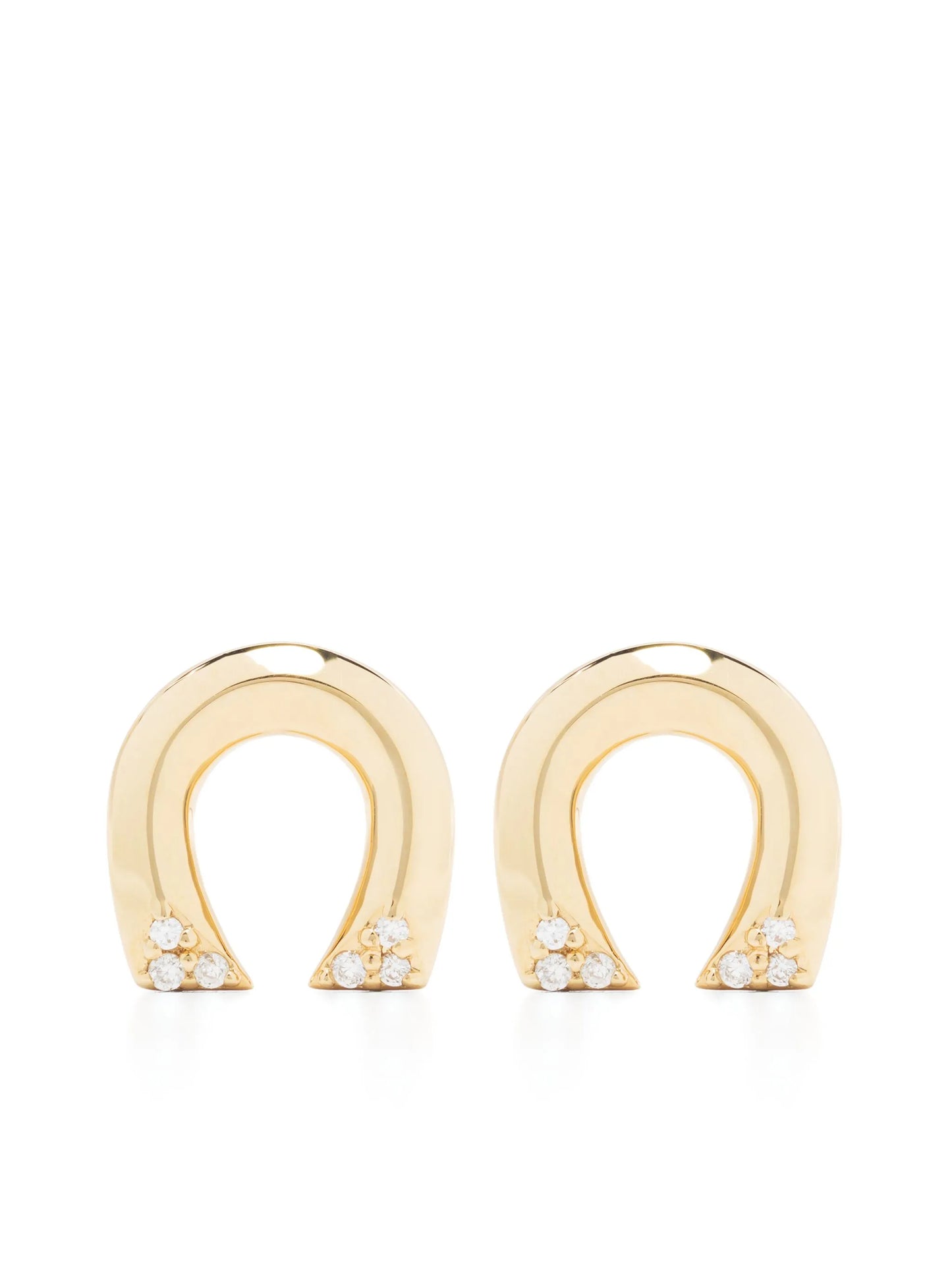 Tiny Horseshoe Studs Pair