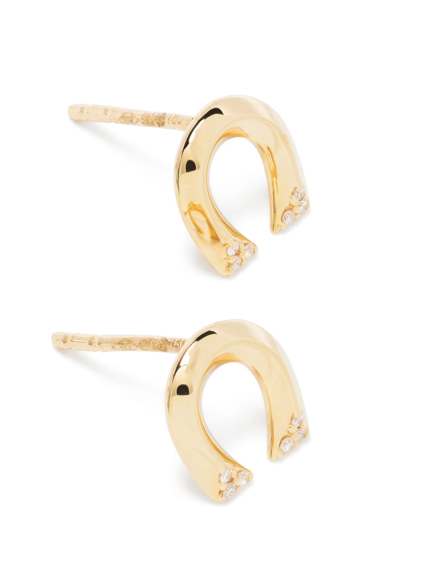 Tiny Horseshoe Studs Pair