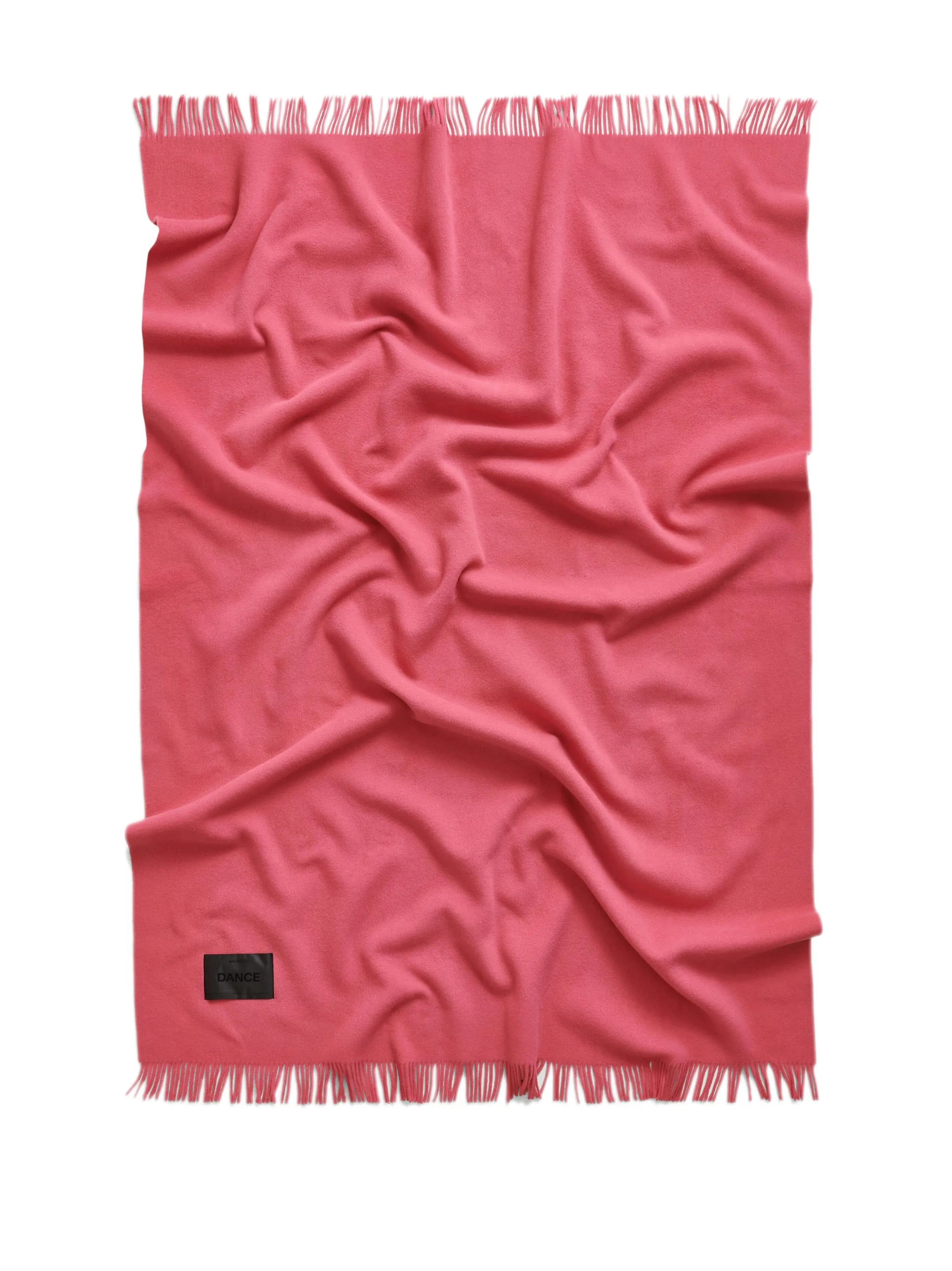 logo-patch virgin wool blanket