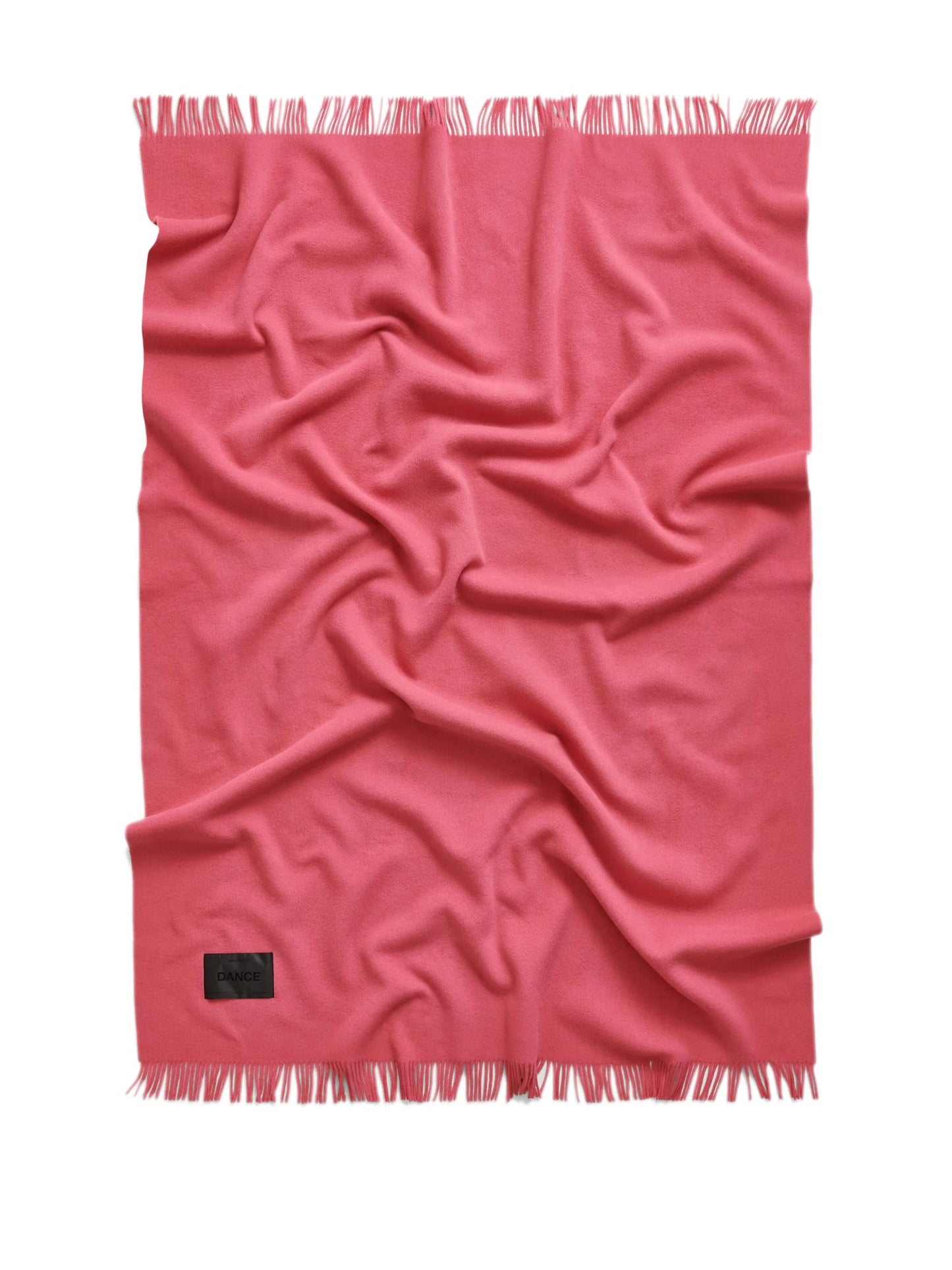 logo-patch virgin wool blanket