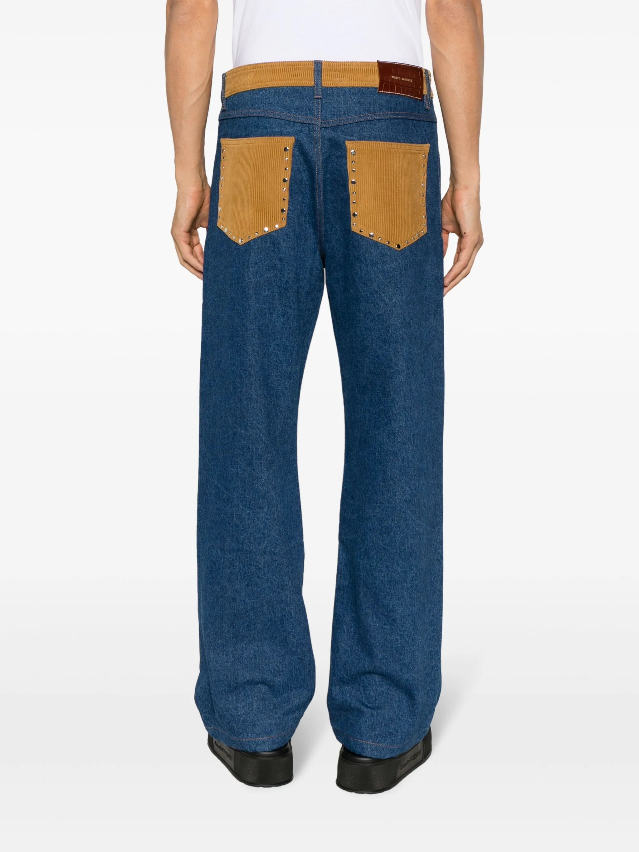 Cymbal mid-rise straight-leg jeans