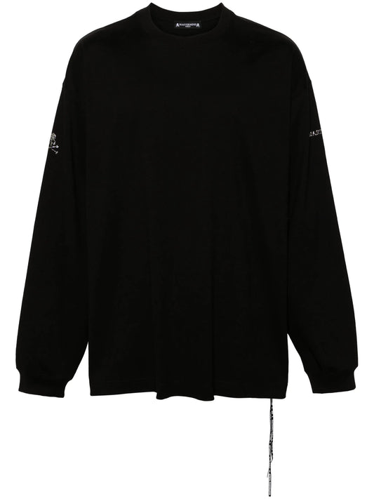 crystal-logo cotton T-shirt