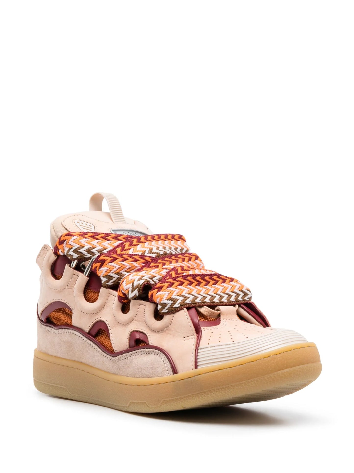 Curb leather sneakers